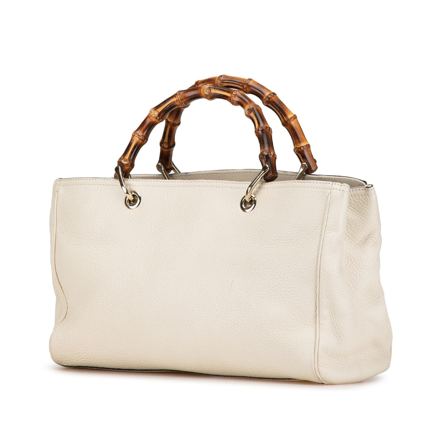 Gucci Medium Calfskin Bamboo Shopper Satchel (SHG-W4g9o3)