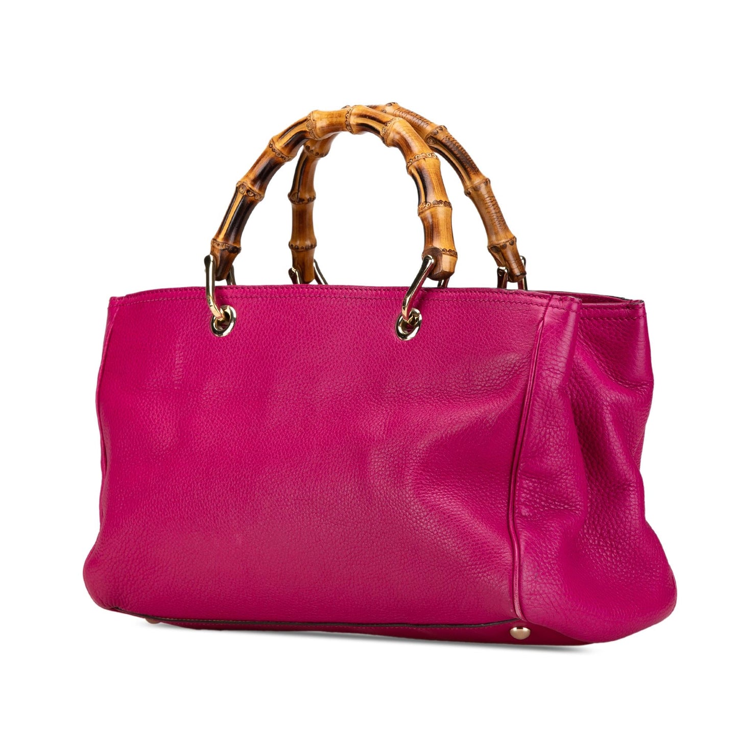 Gucci Medium Calfskin Bamboo Shopper Satchel (SHG-BUwDqc)