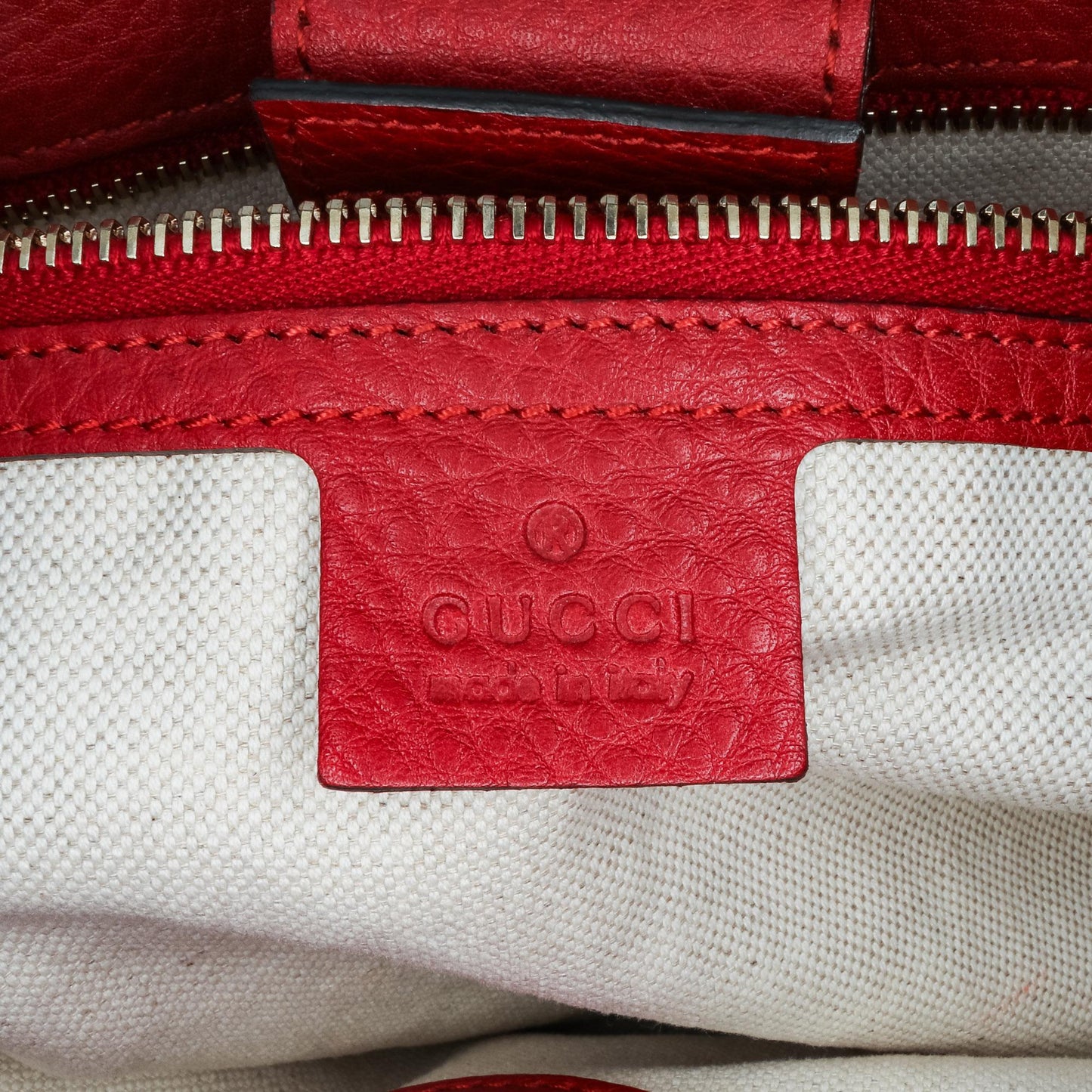 Gucci Medium Calfskin Bamboo Shopper Satchel