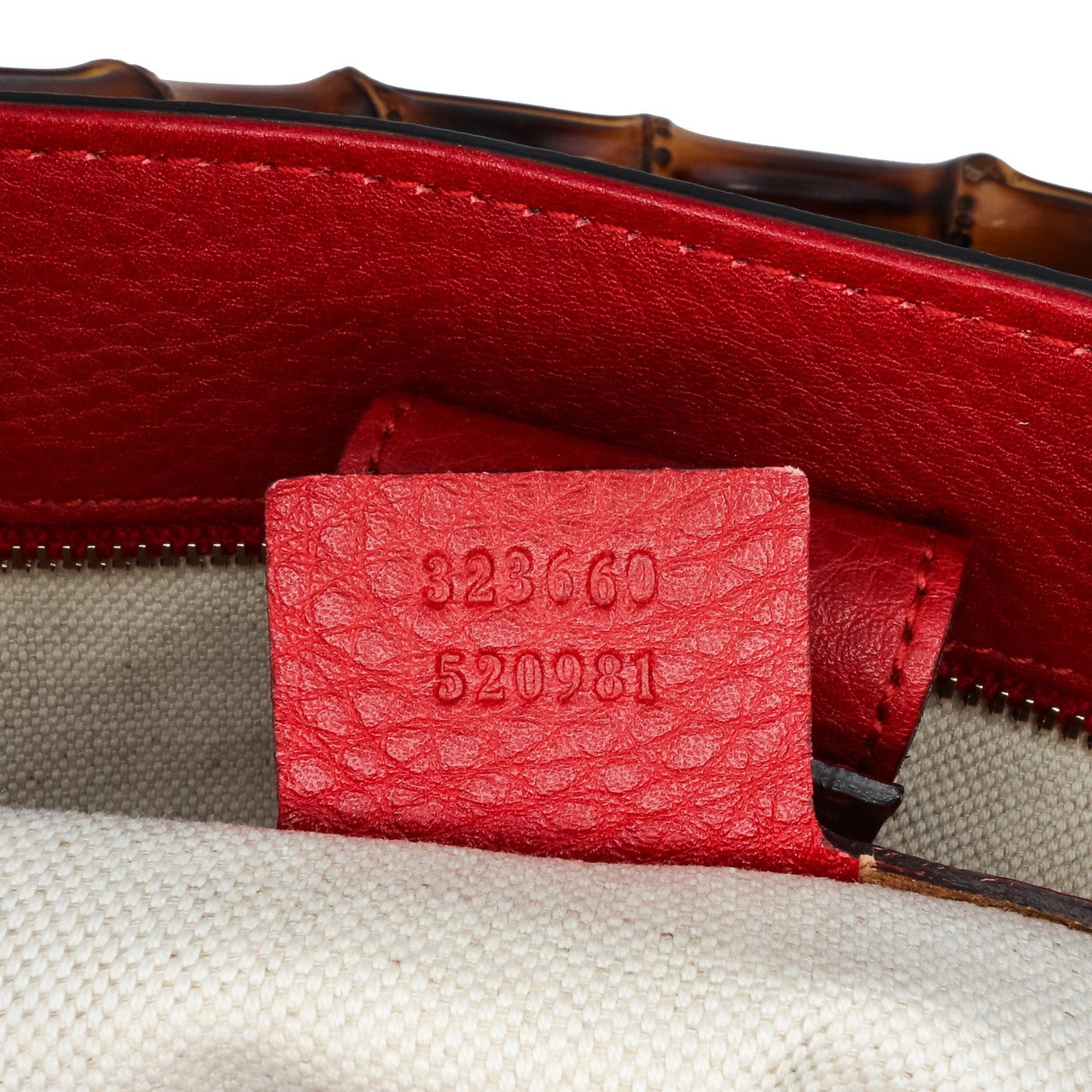 Gucci Medium Calfskin Bamboo Shopper Satchel