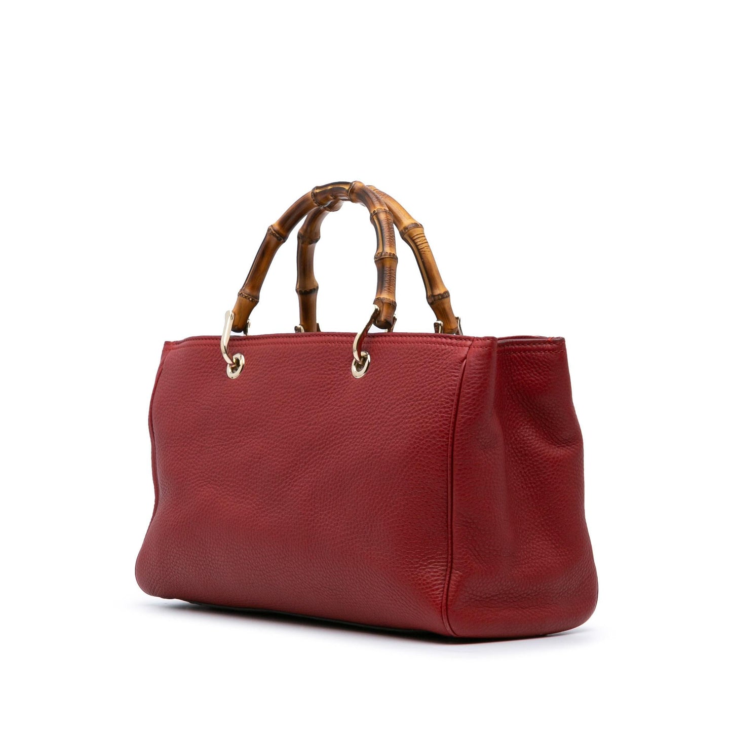Gucci Medium Calfskin Bamboo Shopper Satchel