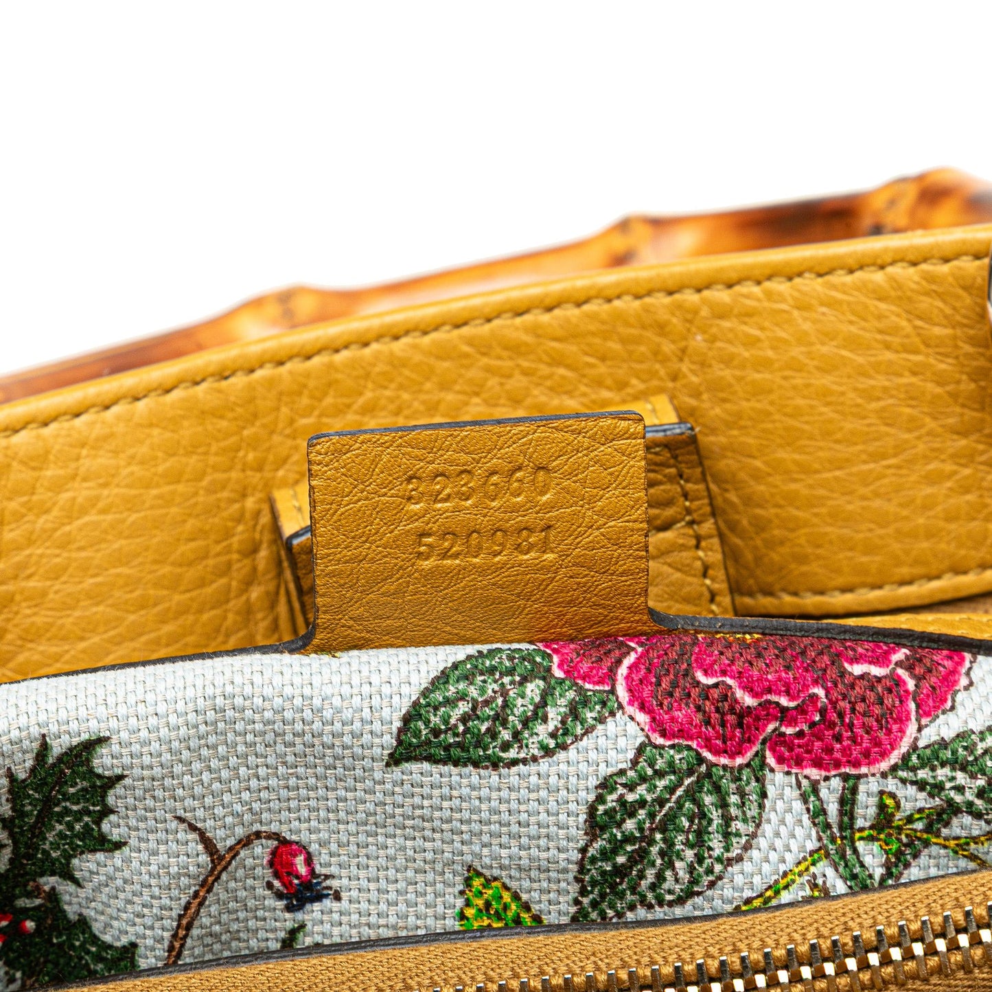 Gucci Medium Calfskin Bamboo Shopper Satchel
