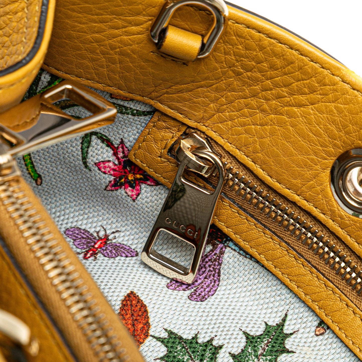 Gucci Medium Calfskin Bamboo Shopper Satchel