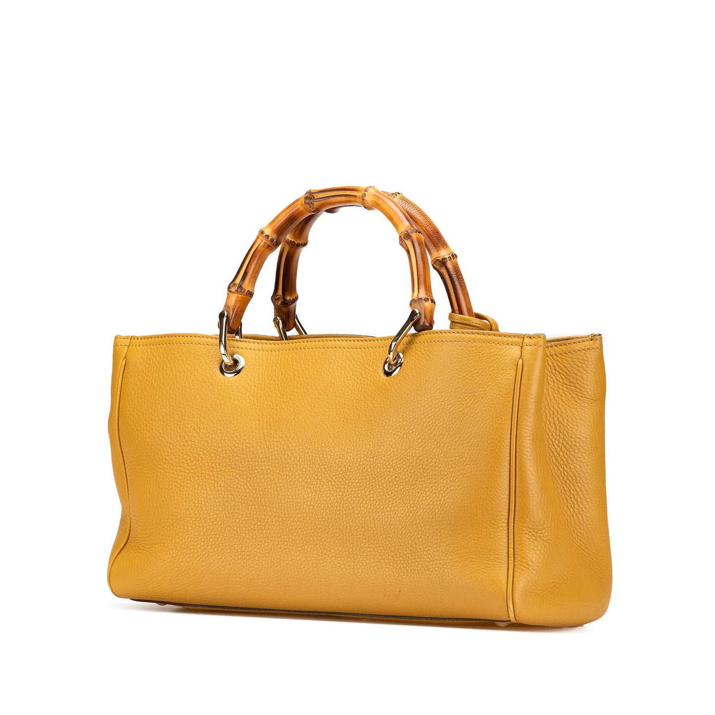 Gucci Medium Calfskin Bamboo Shopper Satchel