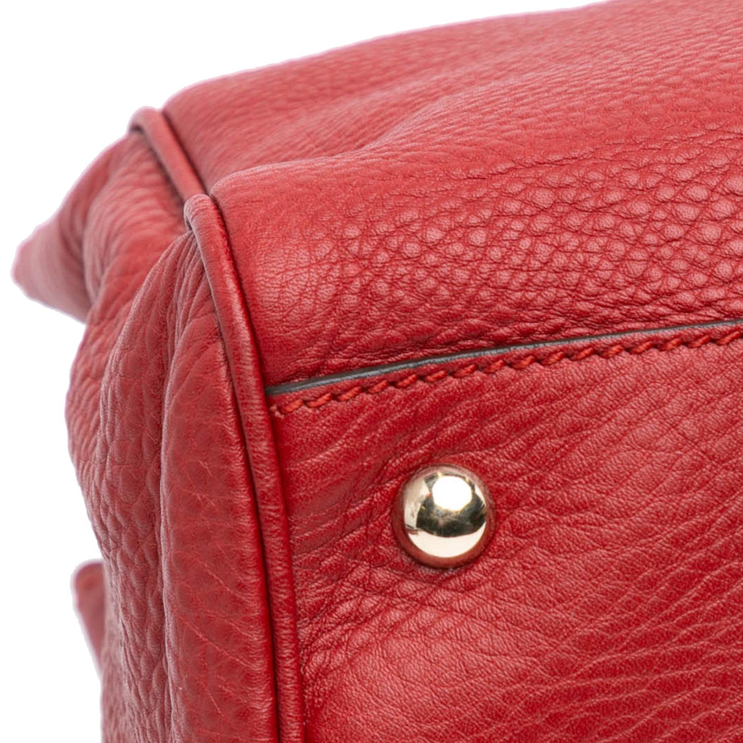 Gucci Medium Calfskin Bamboo Shopper Satchel