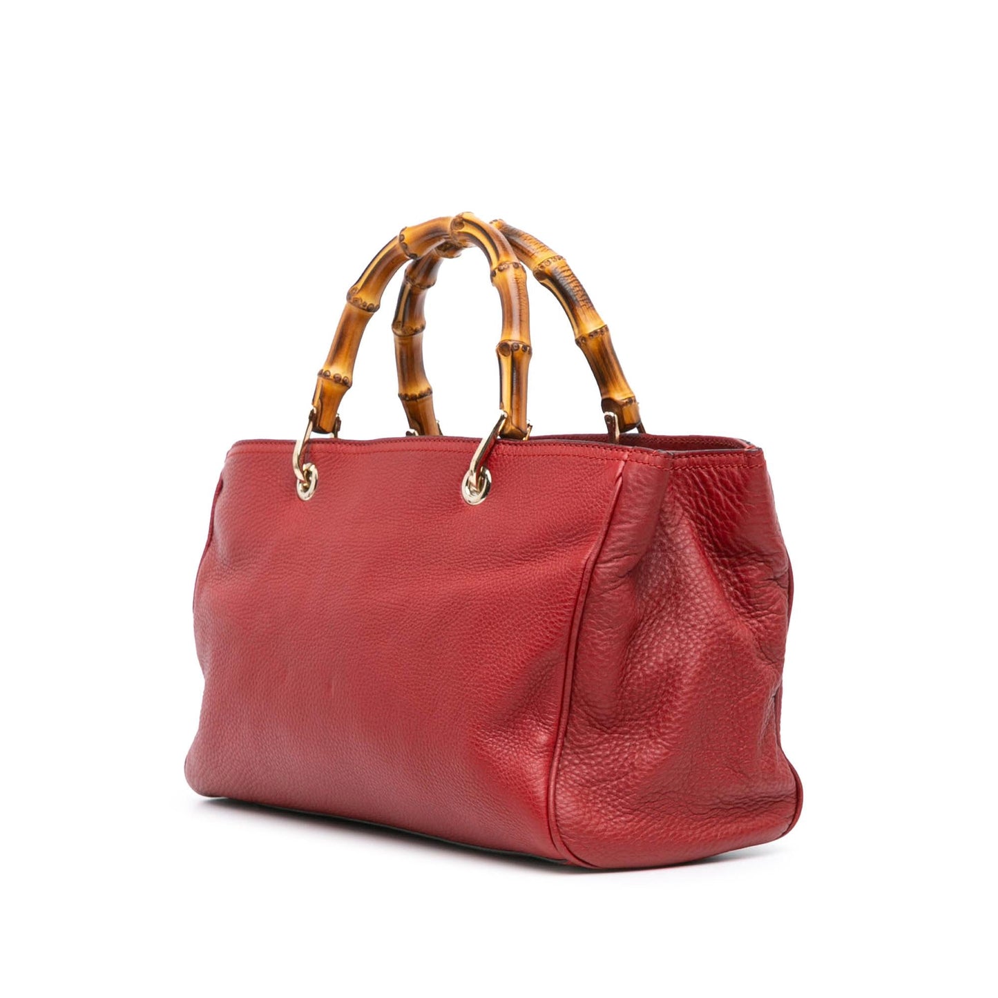 Gucci Medium Calfskin Bamboo Shopper Satchel