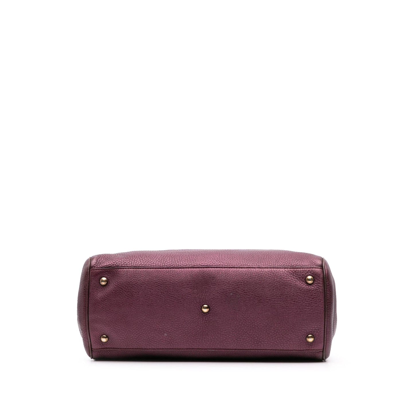 Gucci Medium Calfskin Bamboo Shopper Satchel