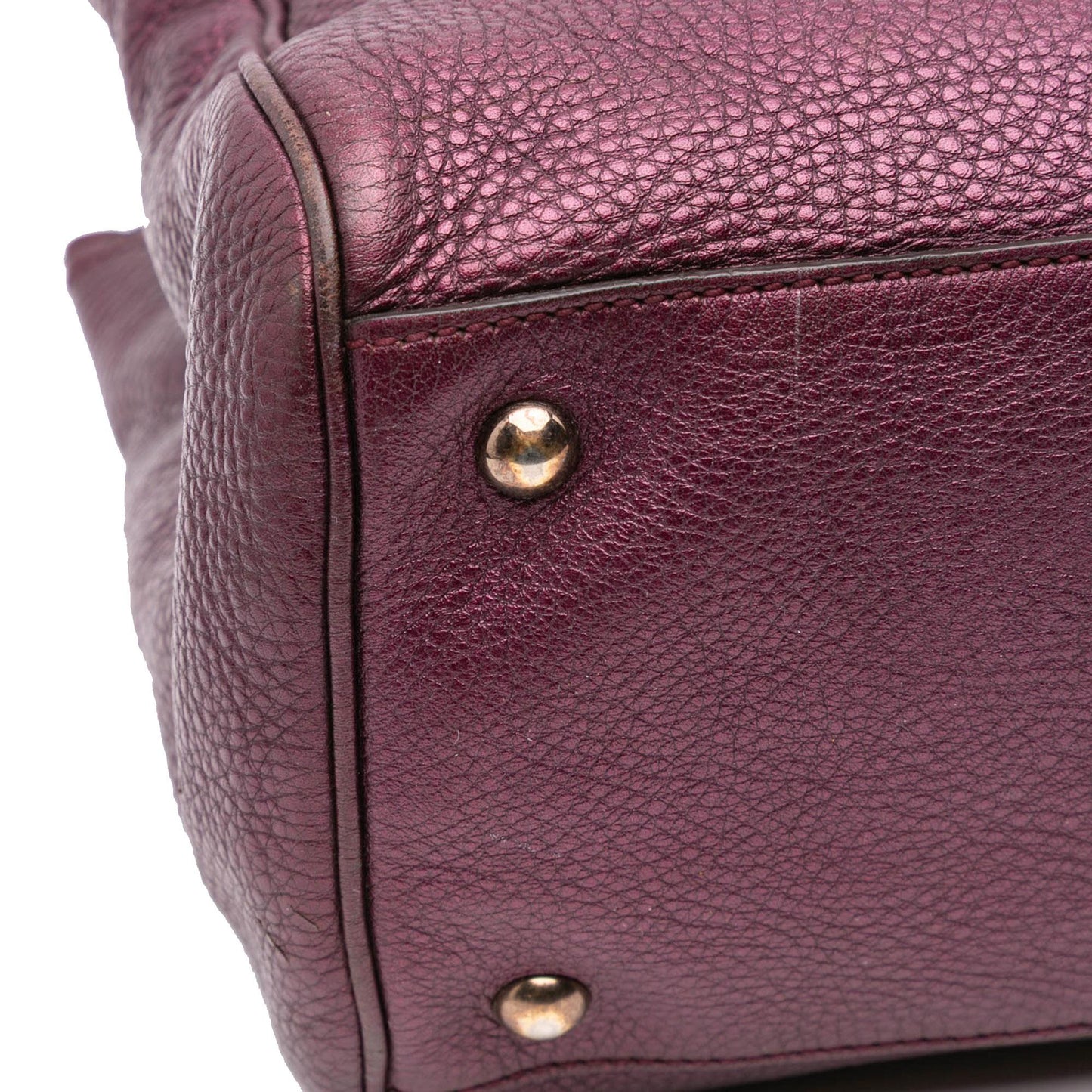 Gucci Medium Calfskin Bamboo Shopper Satchel