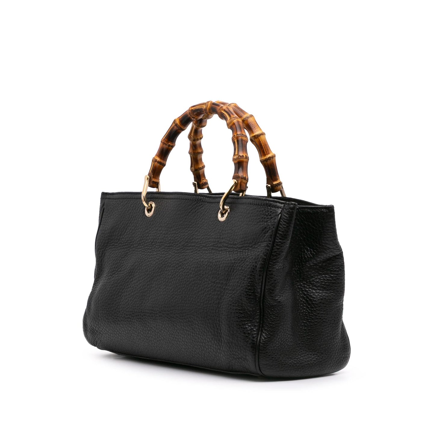 Gucci Medium Calfskin Bamboo Shopper Satchel
