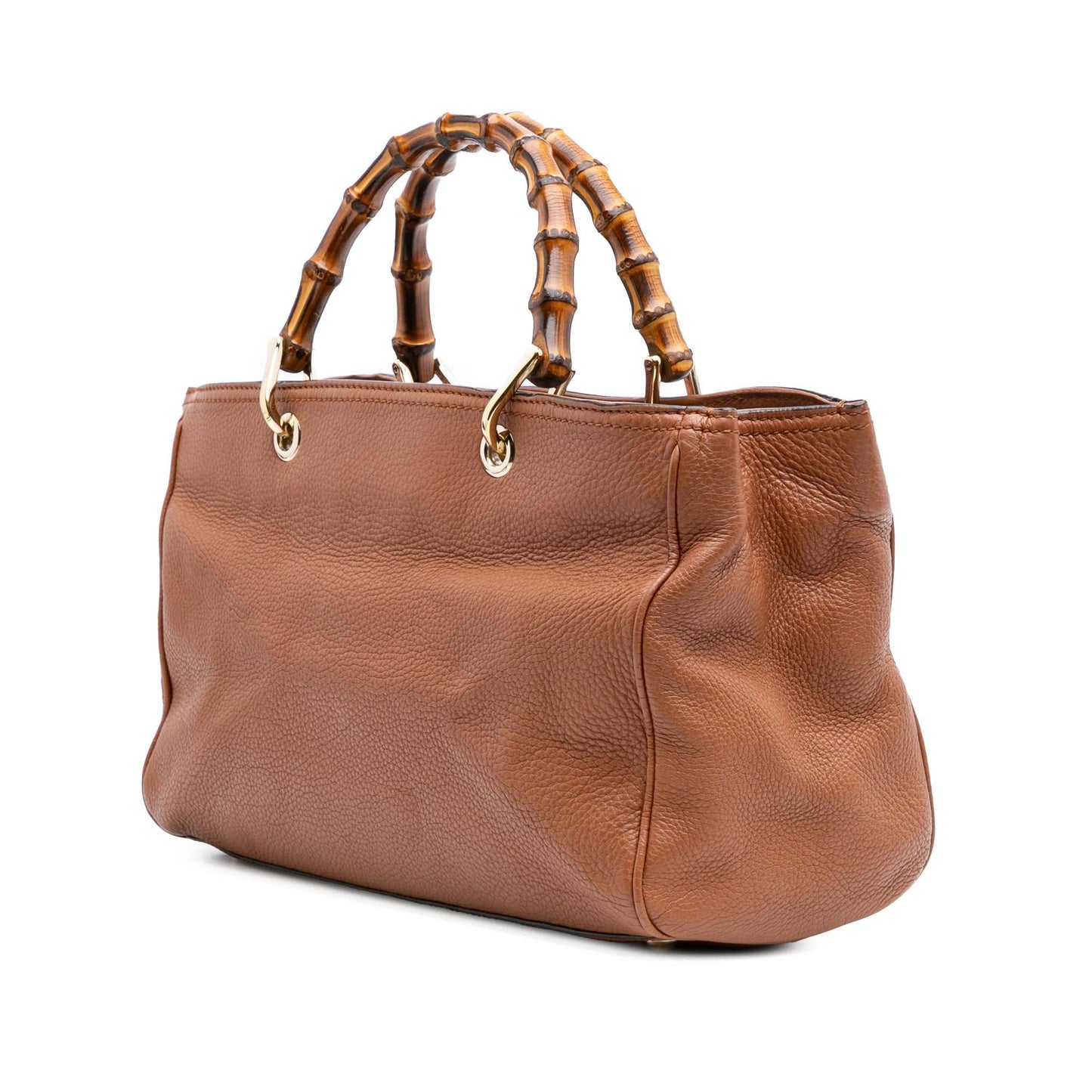 Gucci Medium Calfskin Bamboo Shopper Satchel