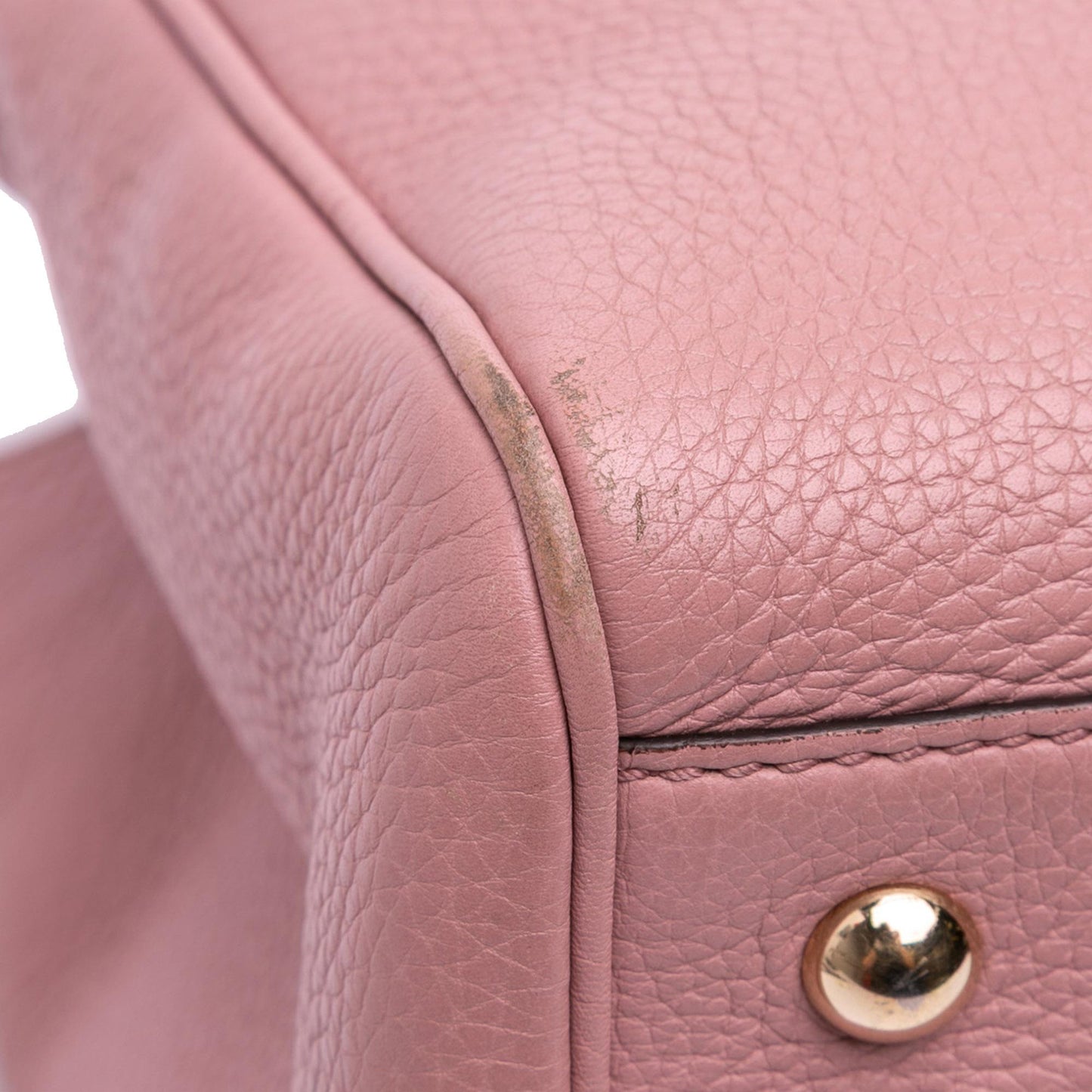 Gucci Medium Calfskin Bamboo Shopper Satchel