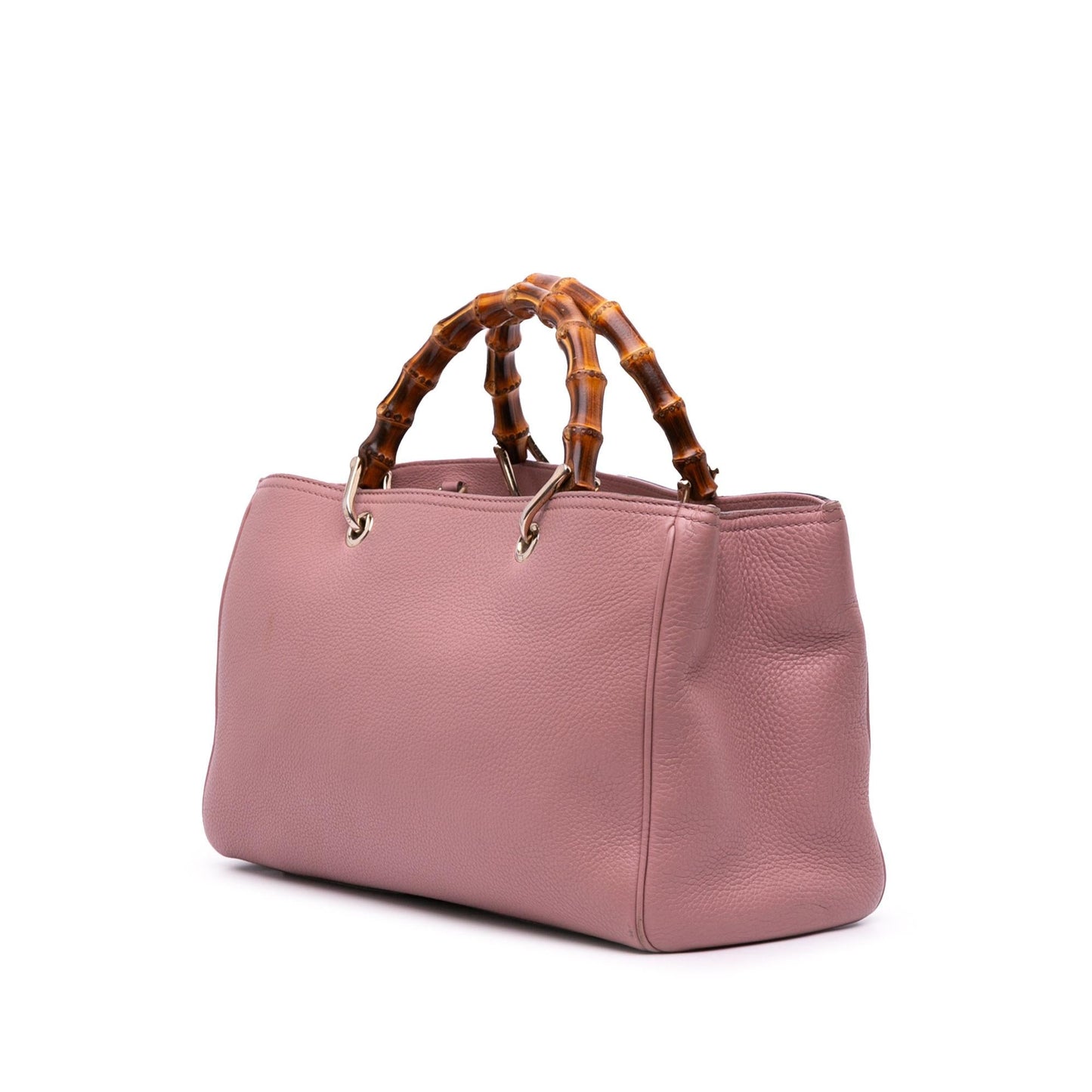 Gucci Medium Calfskin Bamboo Shopper Satchel