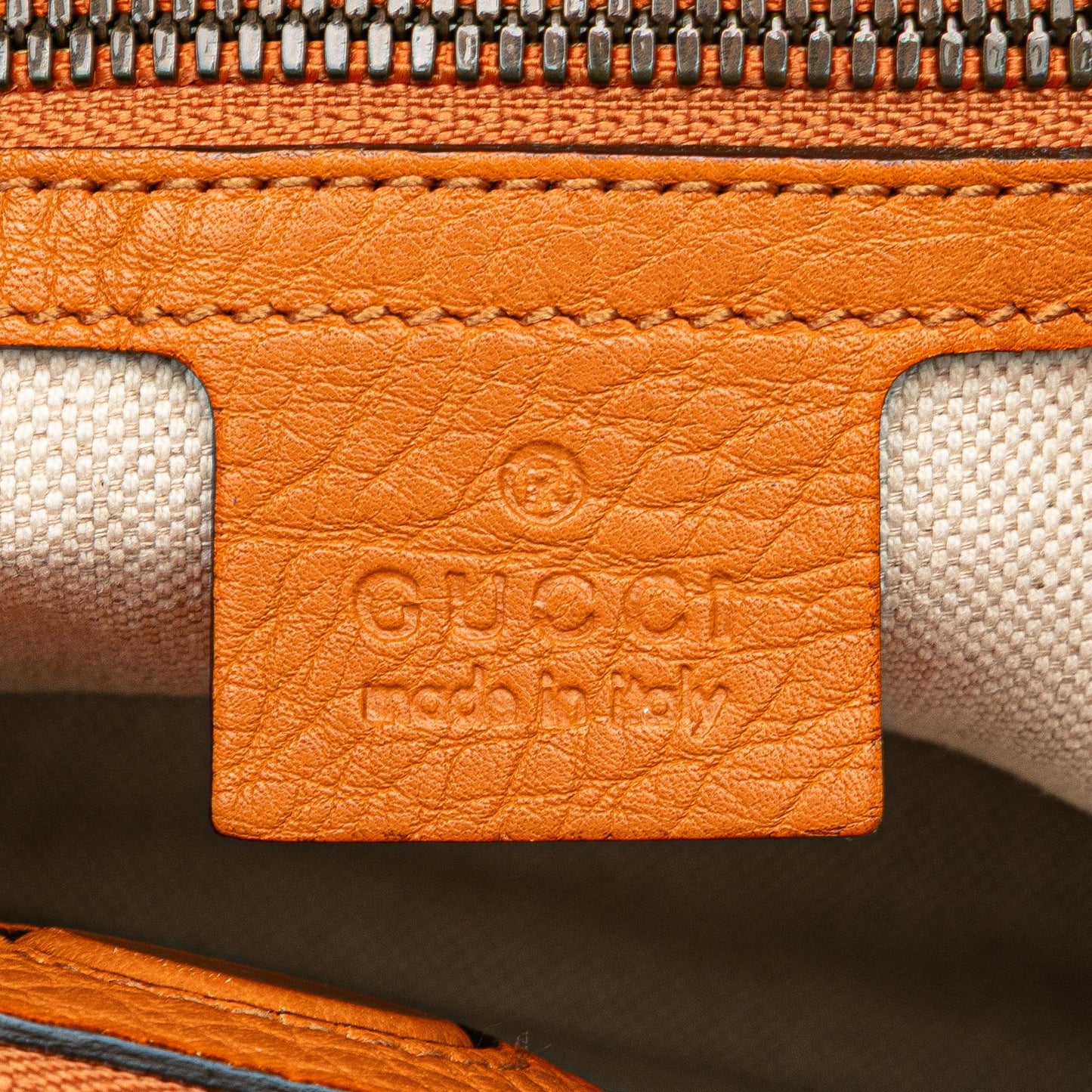 Gucci Medium Calfskin Bamboo Shopper Satchel