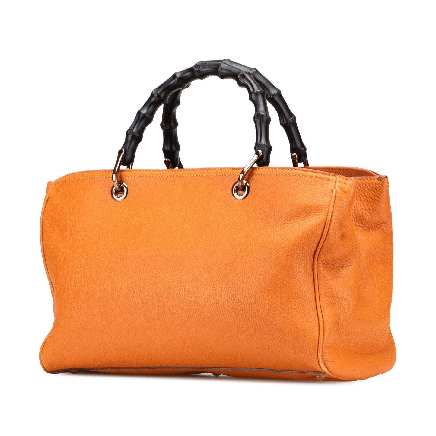 Gucci Medium Calfskin Bamboo Shopper Satchel