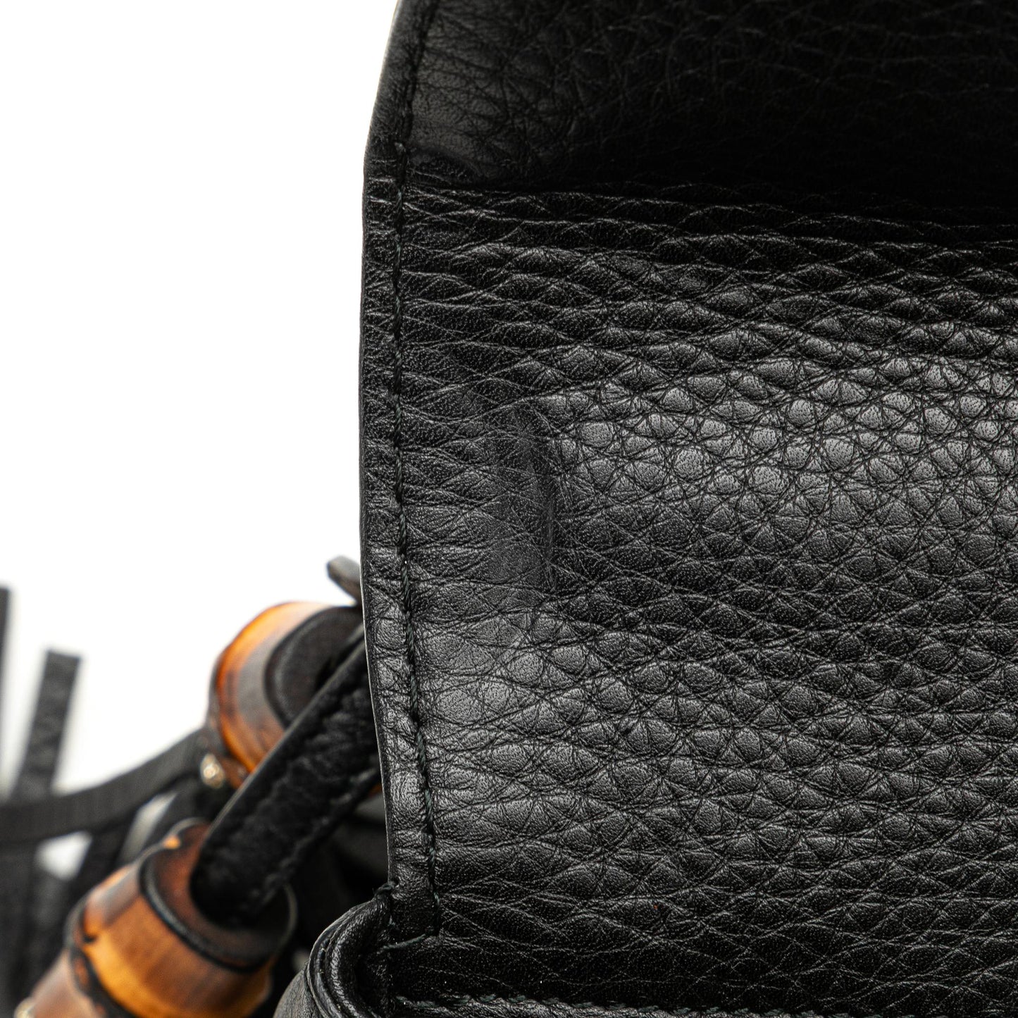 Gucci Medium Calfskin Bamboo Top Handle Bag