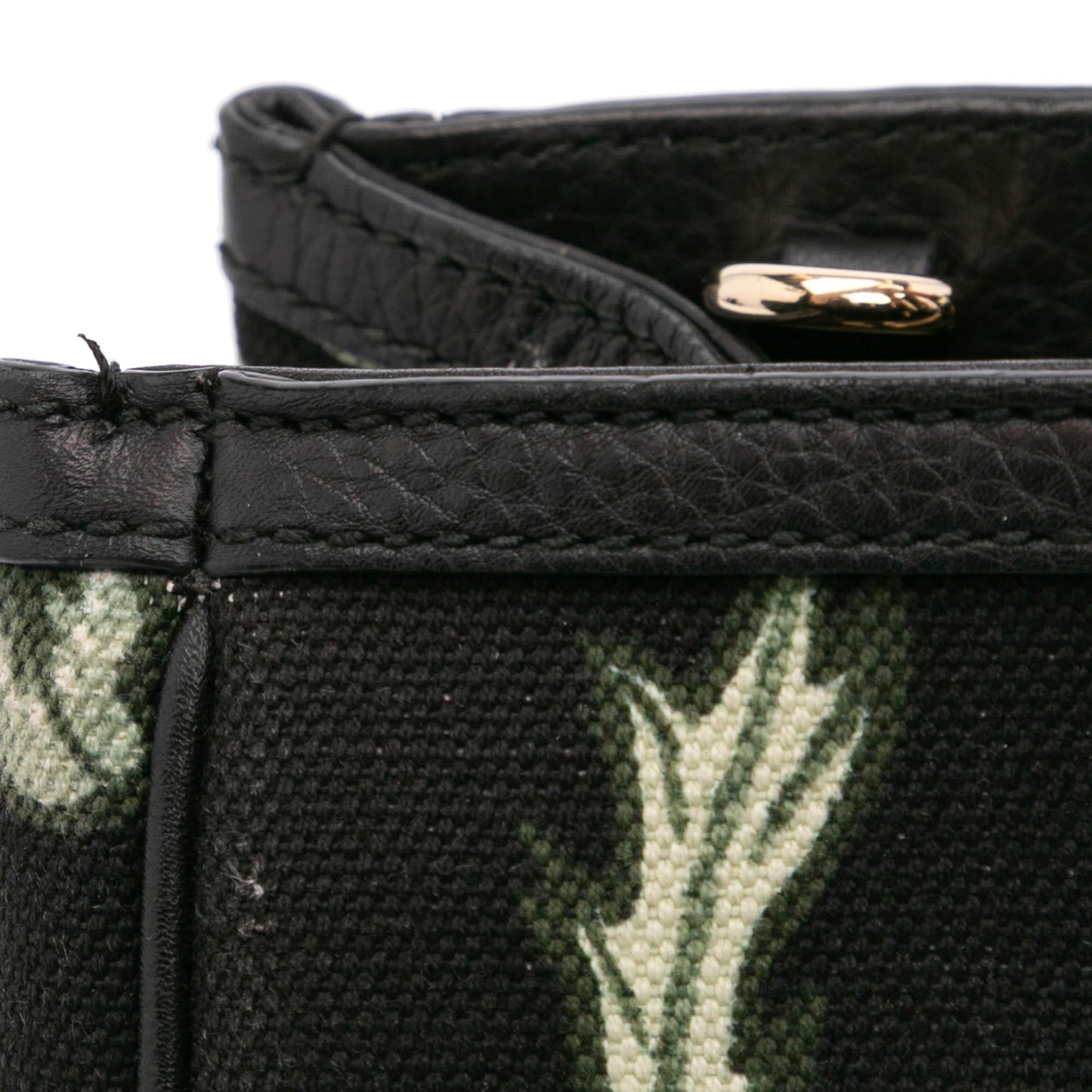 Gucci Medium Canvas Bamboo Shopper Flora Knight Satchel