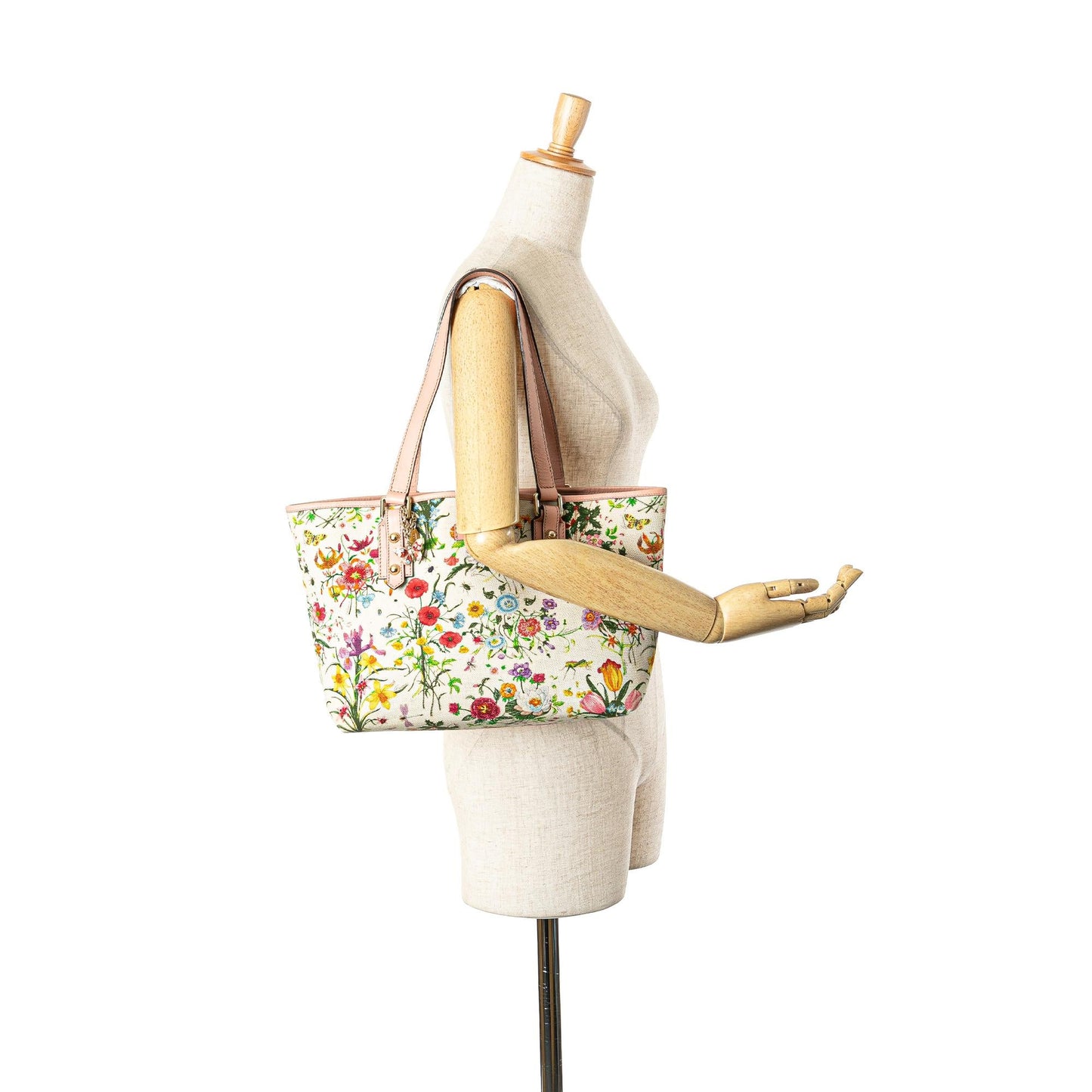 Gucci Medium Canvas Flora Jolicoeur Tote