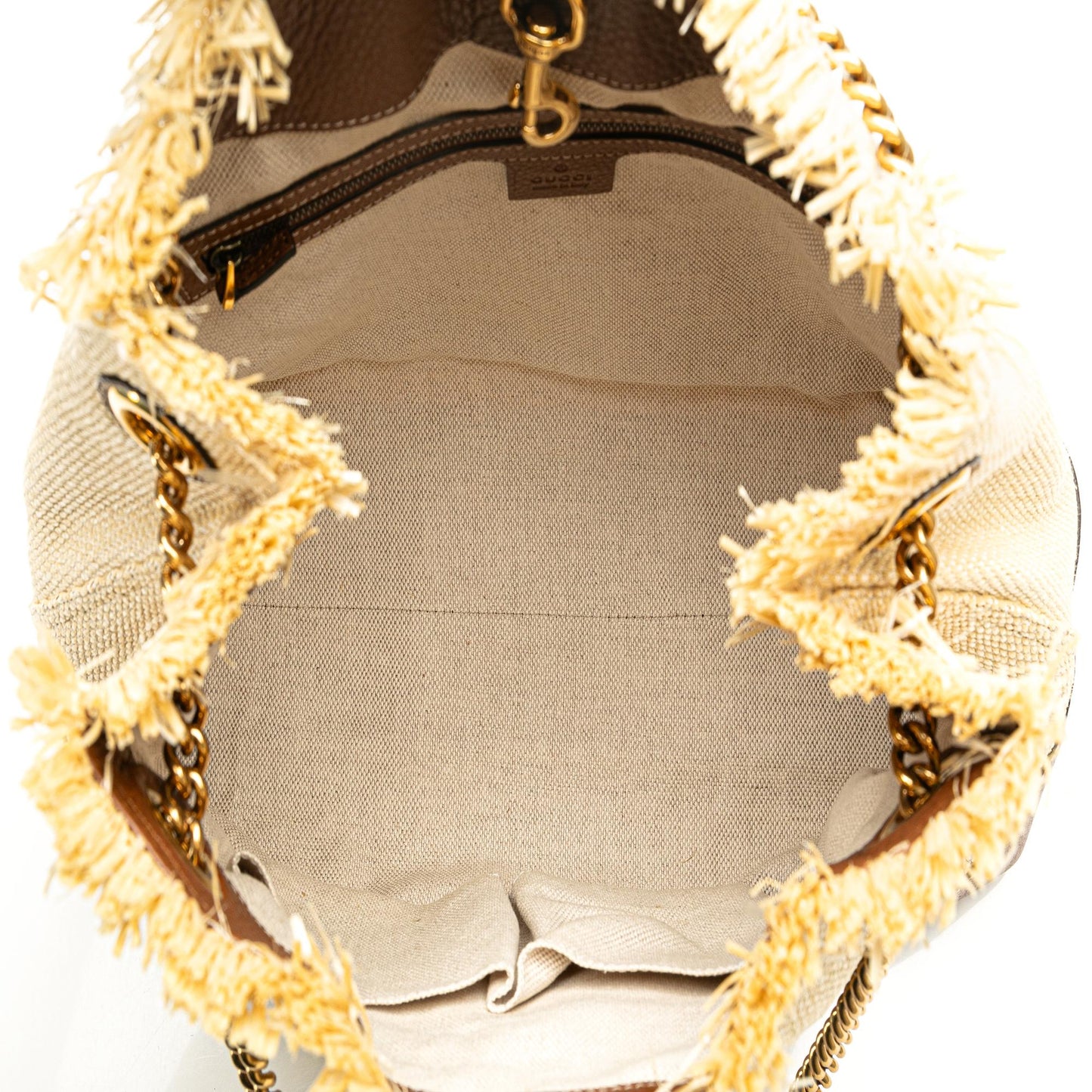 Gucci Medium Canvas Soho Chain Tote (SHG-jgKA4a)