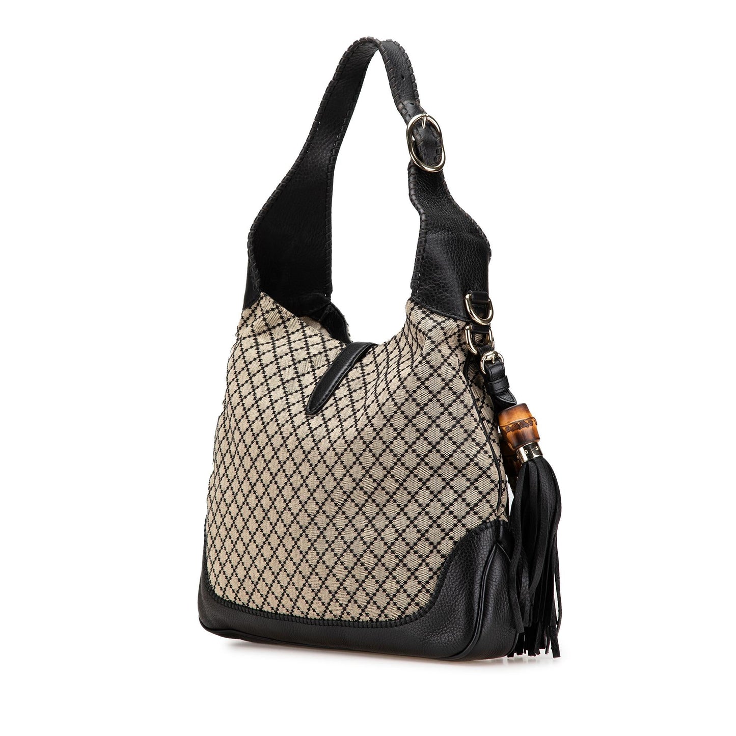Gucci Medium Diamante Canvas New Jackie Satchel
