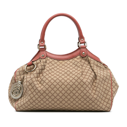 Gucci Medium Diamante Canvas Sukey Tote