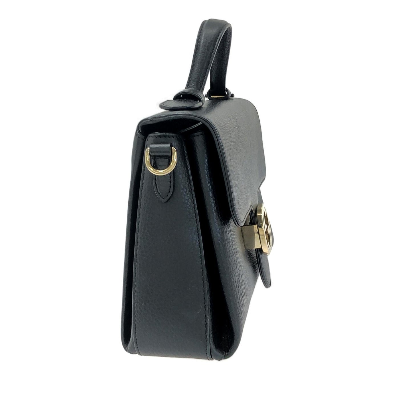 Gucci Medium Dollar Calf Interlocking G Satchel (SHG-q6A9lp)
