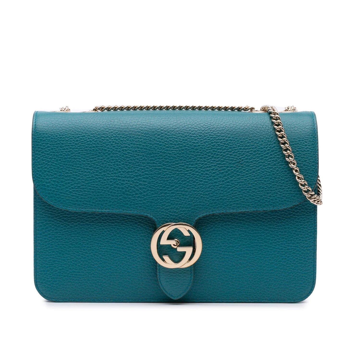 Gucci Medium Dollar Calfskin Interlocking G Crossbody