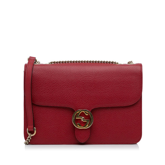 Gucci Medium Dollar Interlocking G Crossbody Bag (SHG-PDyodp)