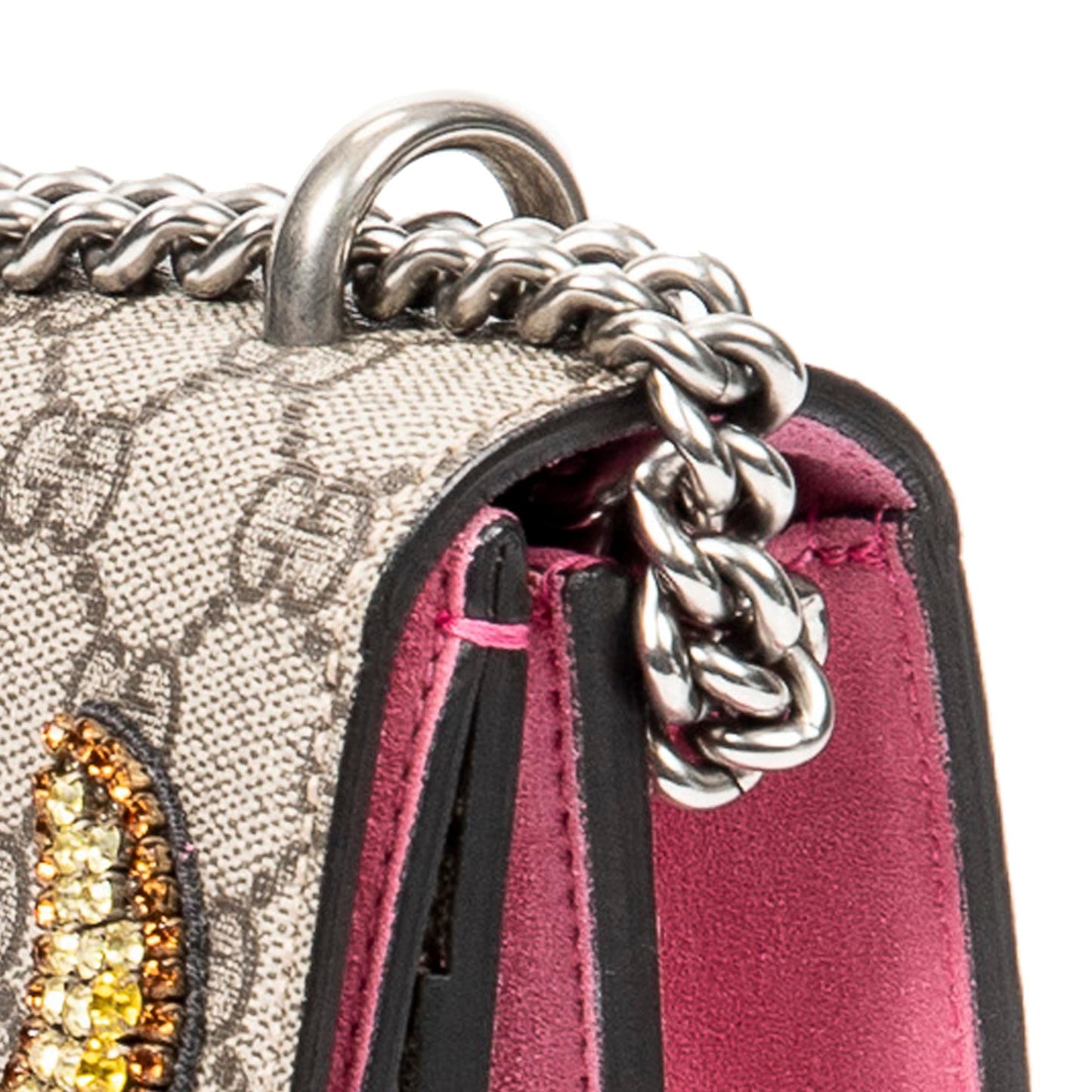 Gucci Medium Embellished GG Supreme Dionysus Shoulder Bag (SHG-eG5vdD)