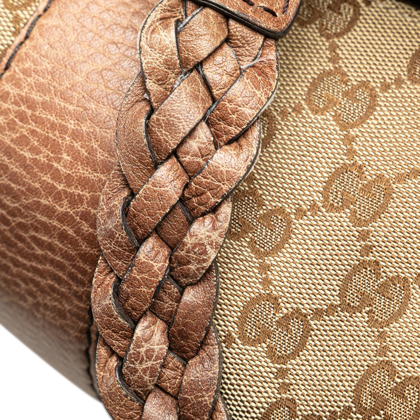 Gucci Medium GG Canvas Bamboo Libeccio Tote