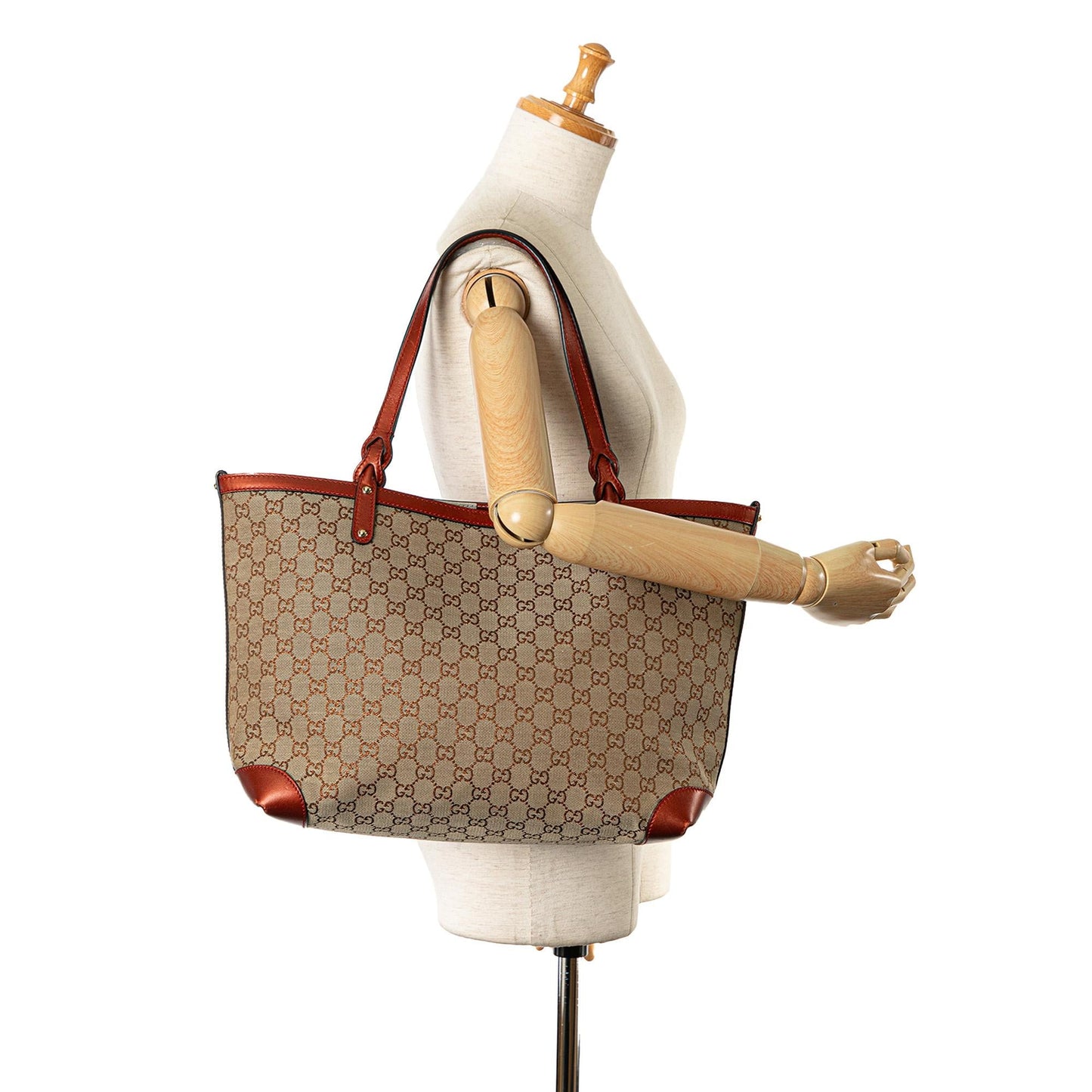 Gucci Medium GG Canvas Craft Tote Bag (SHG-VupmrD)
