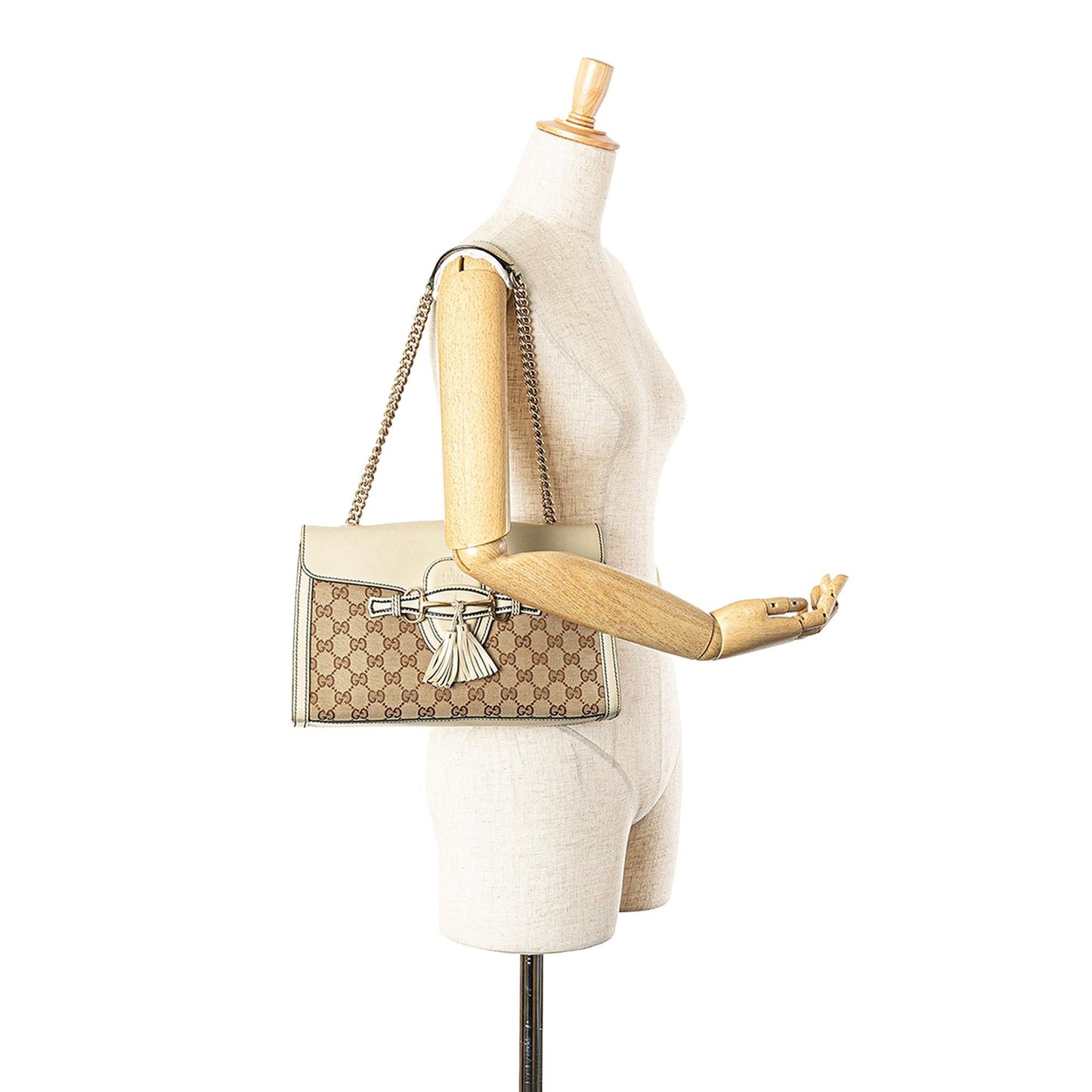 Gucci Medium GG Canvas Emily Shoulder Bag