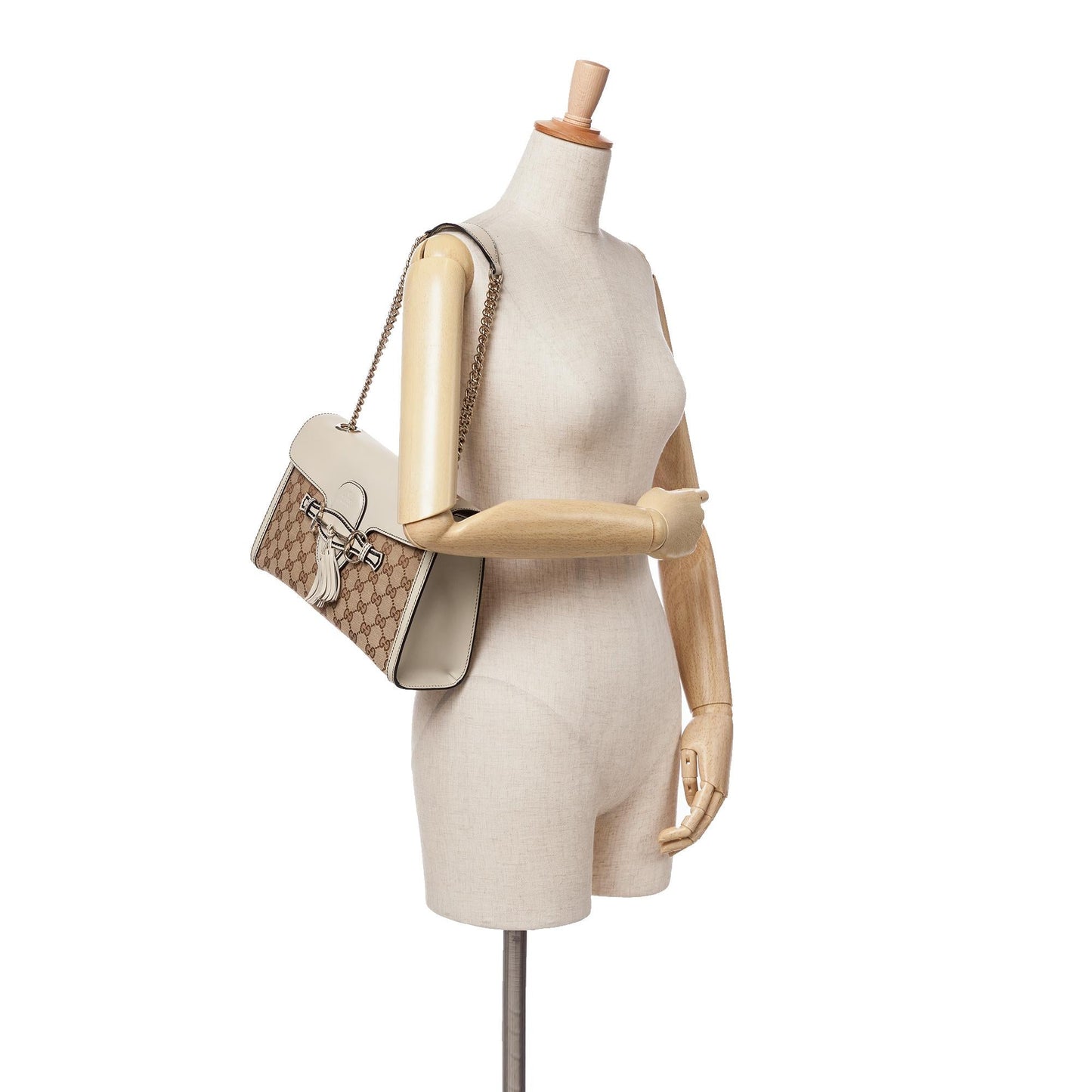 Gucci Medium GG Canvas Emily Shoulder Bag