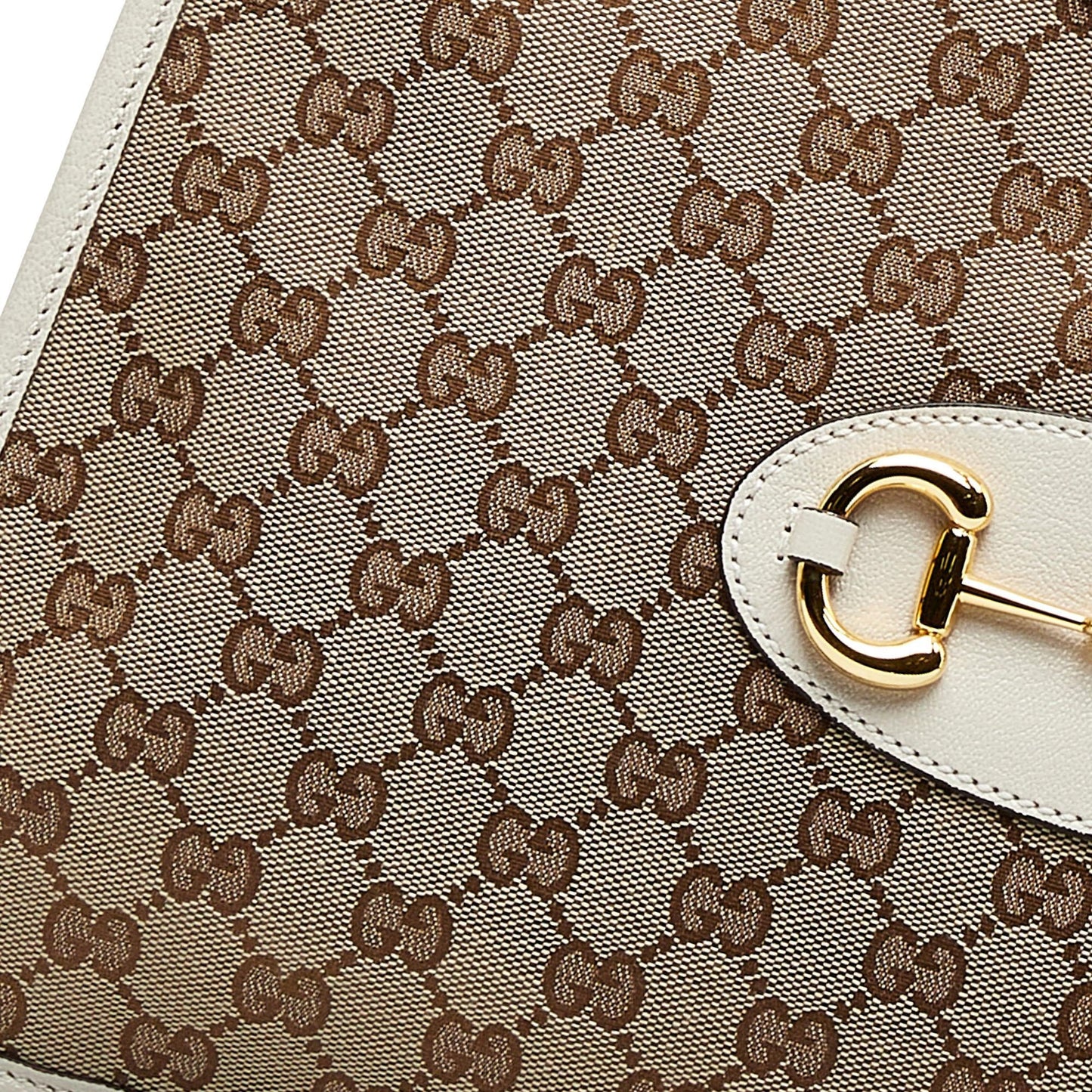 Gucci Medium GG Canvas Horsebit 1955 Tote (SHG-vcUCLM)