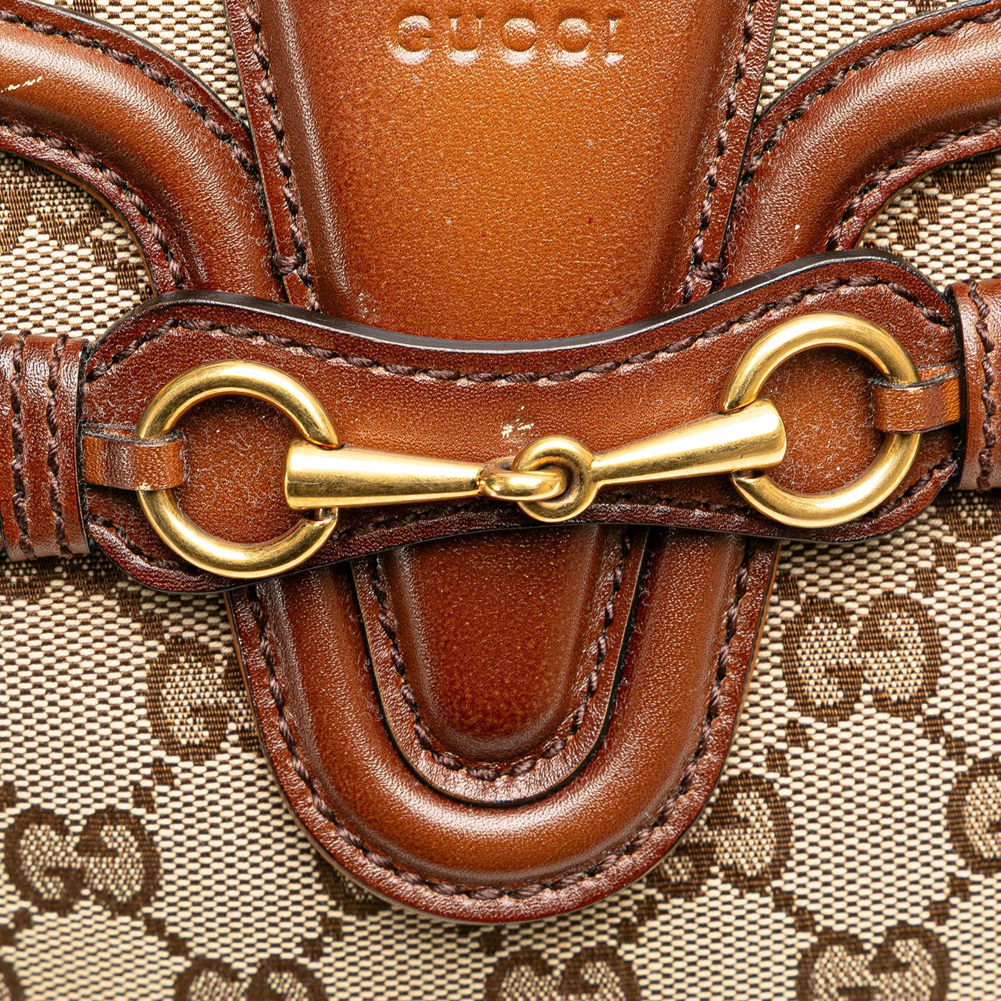 Gucci Medium GG Canvas Lady Web Crossbody