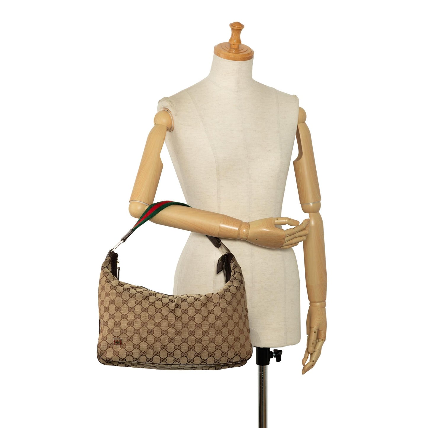 Gucci Medium GG Canvas Pop Hobo (SHG-r3fICB)