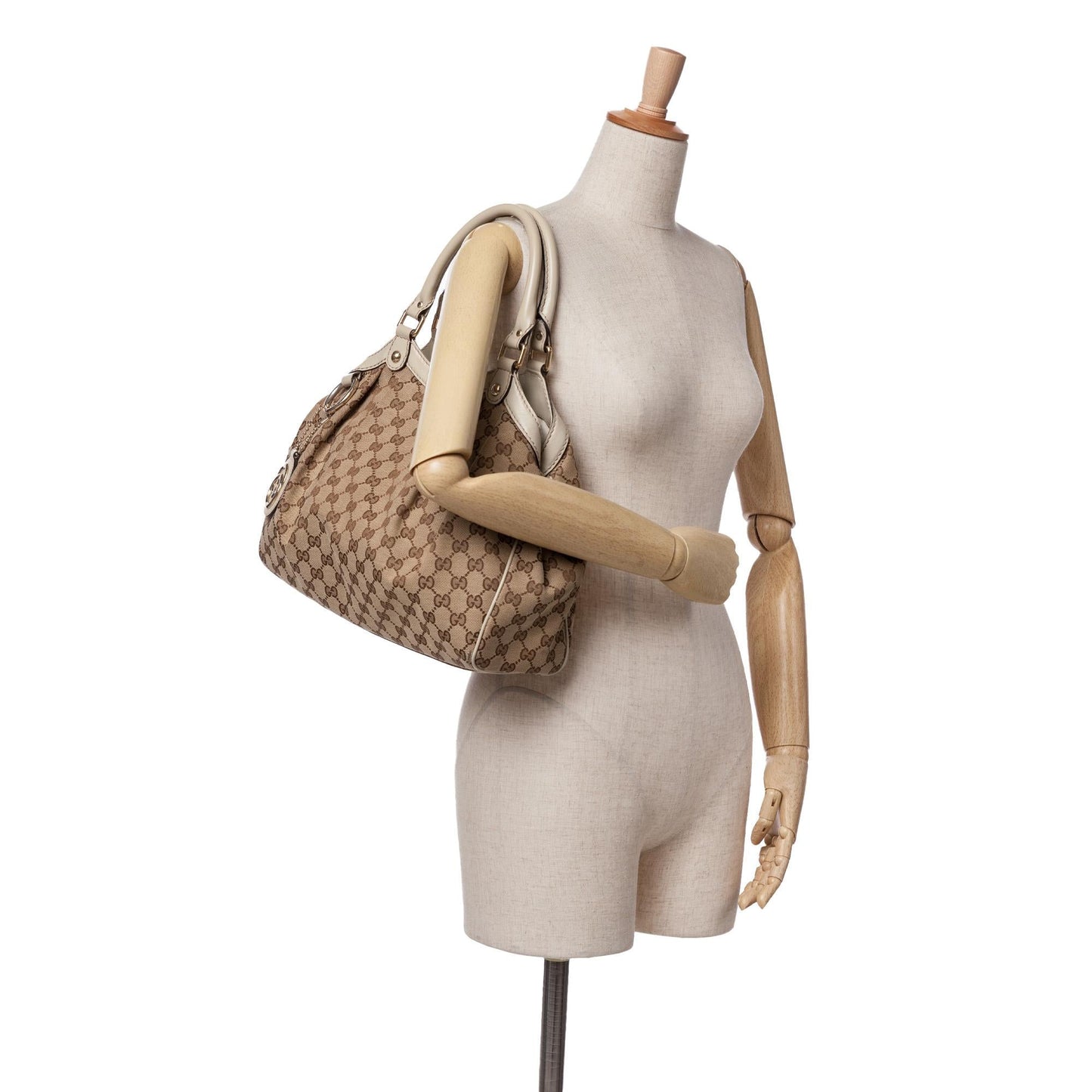 Gucci Medium GG Canvas Sukey Tote