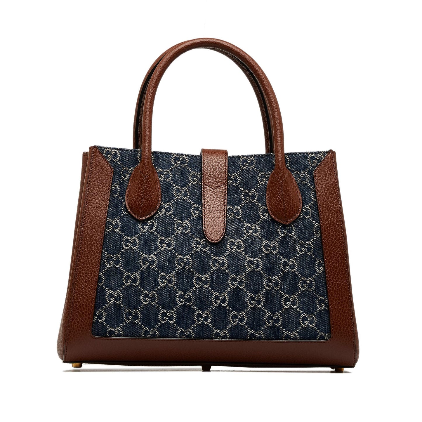 Gucci Medium GG Denim Jackie 1961 Tote (SHG-1r0eCA)