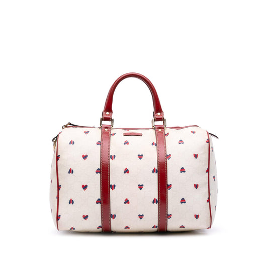 Gucci Medium GG Supreme Hearts Joy Boston
