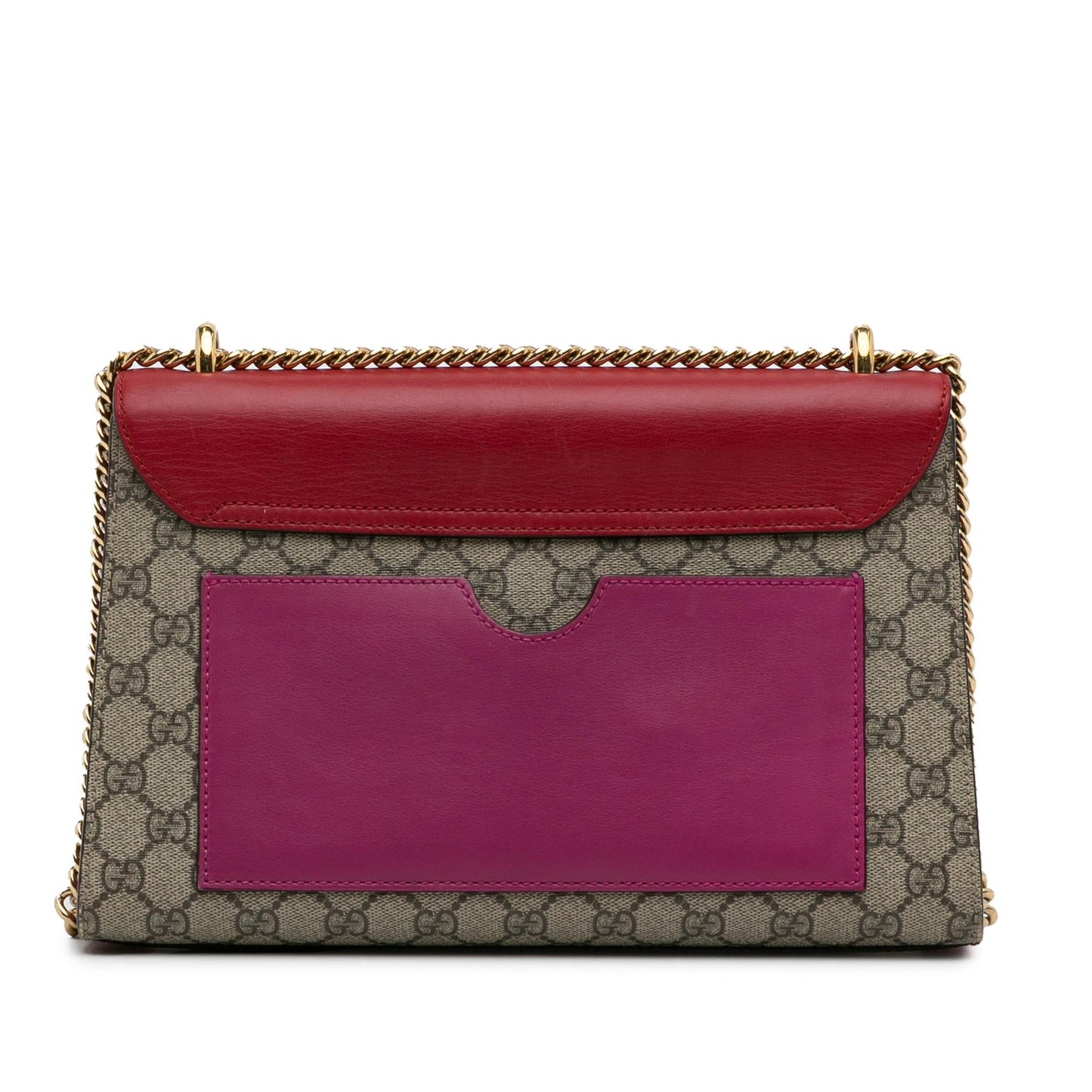 Gucci Medium GG Supreme Padlock Shoulder Bag (SHG-NsVRUv)
