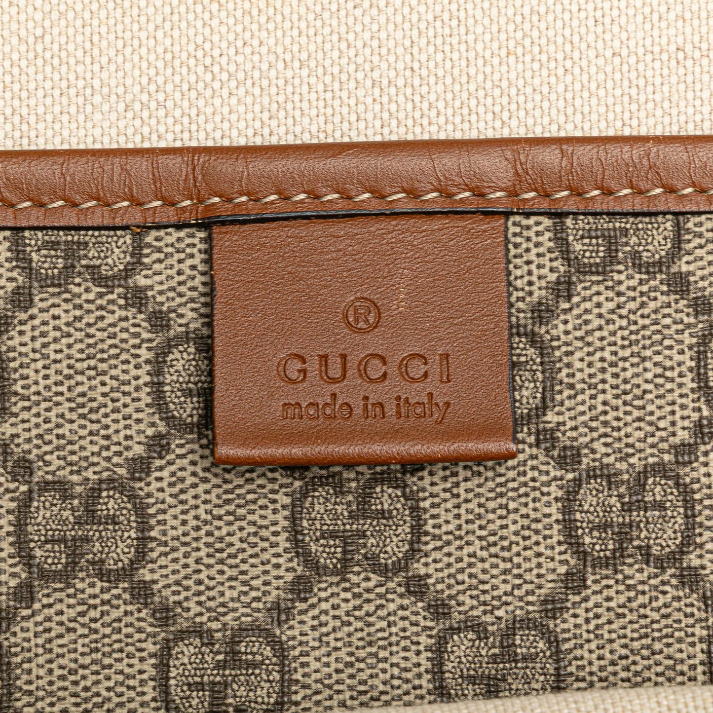 Gucci Medium GG Supreme Web Loop Tote Bag