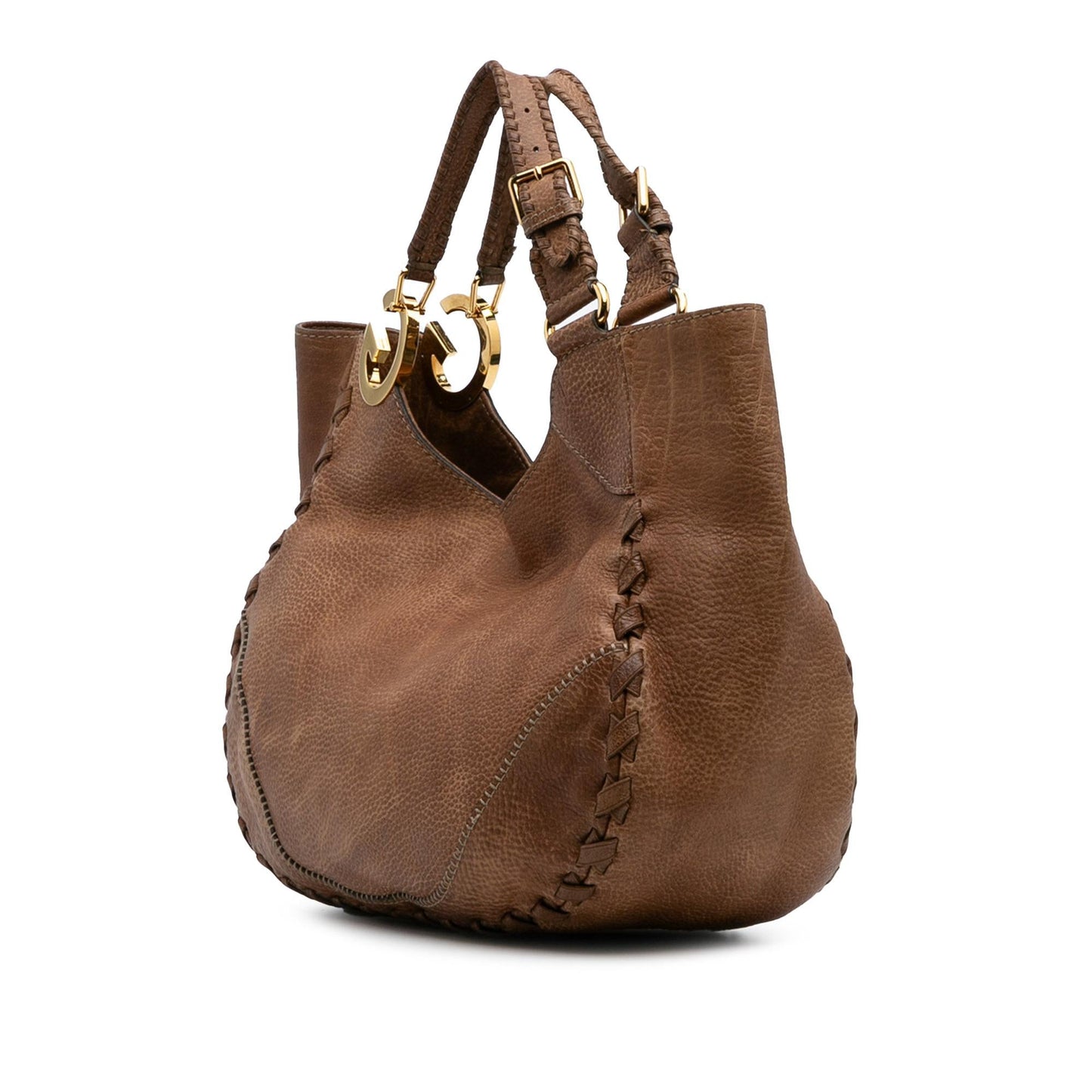 Gucci Medium Grained Calfskin Charlotte Hobo