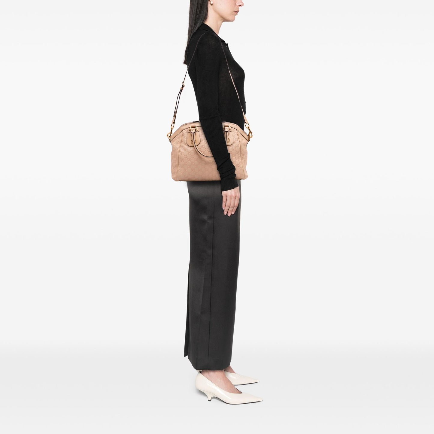 Gucci Medium Guccissima Scarlett Satchel