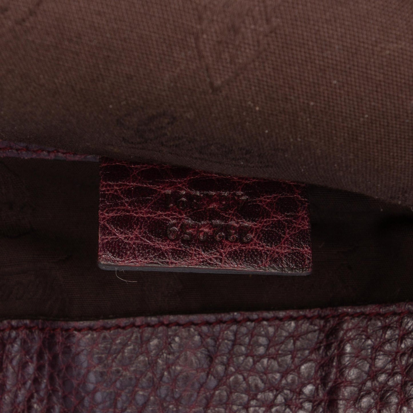Gucci Medium Leather Bamboo Bar Tote
