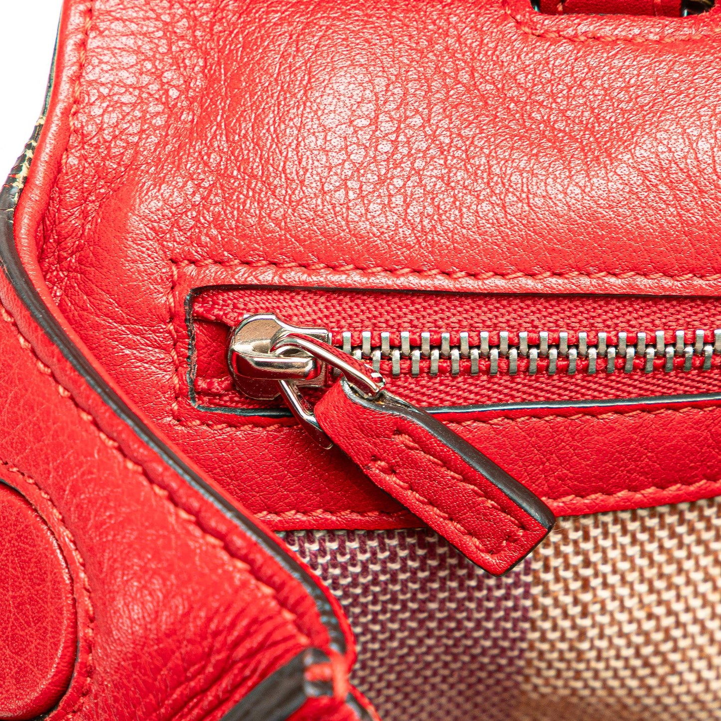 Gucci Medium Leather Bamboo Daily Satchel