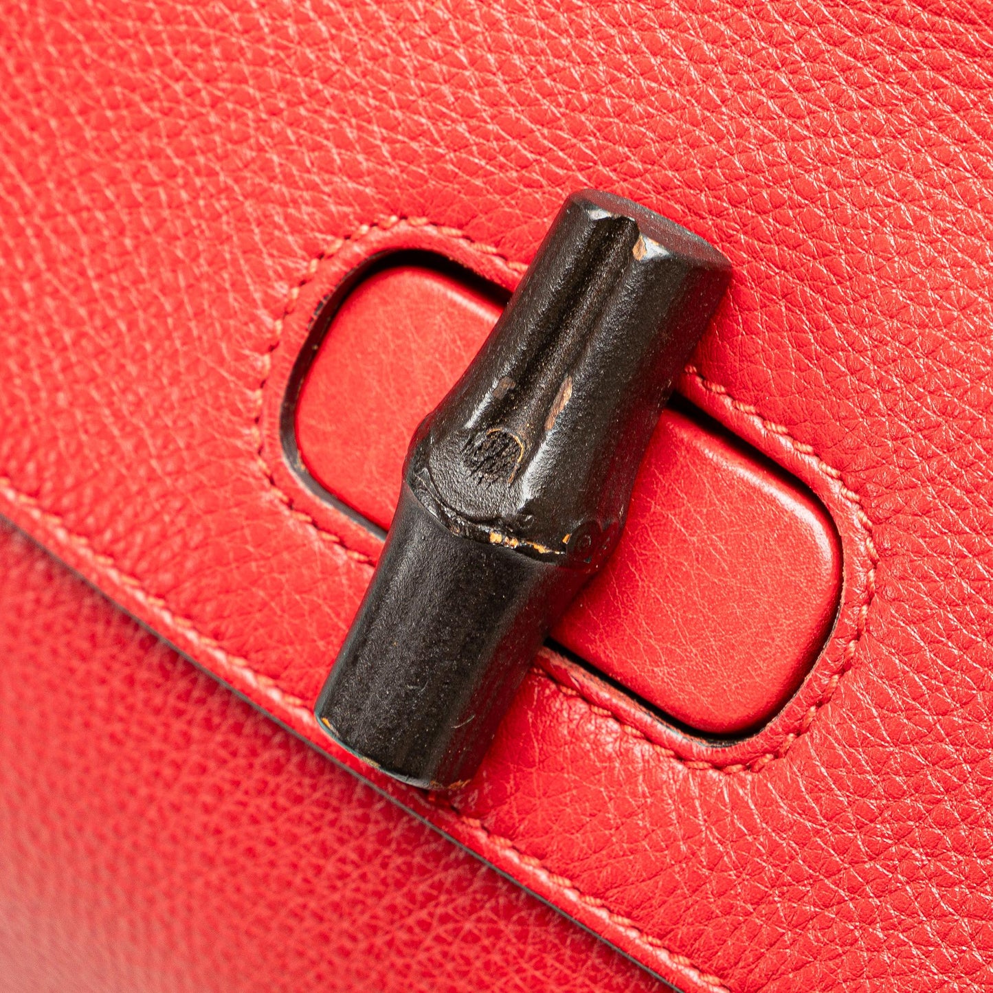Gucci Medium Leather Bamboo Daily Satchel