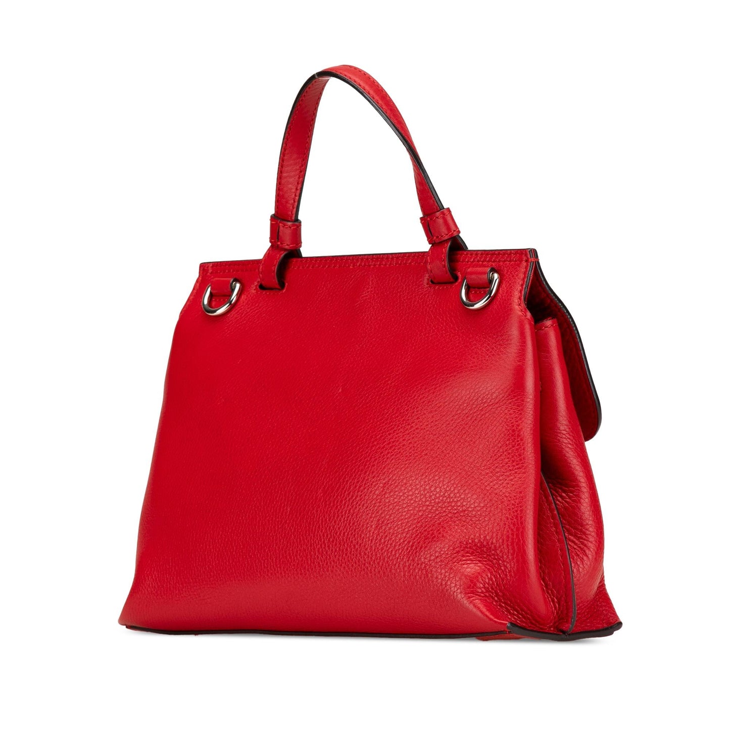 Gucci Medium Leather Bamboo Daily Satchel