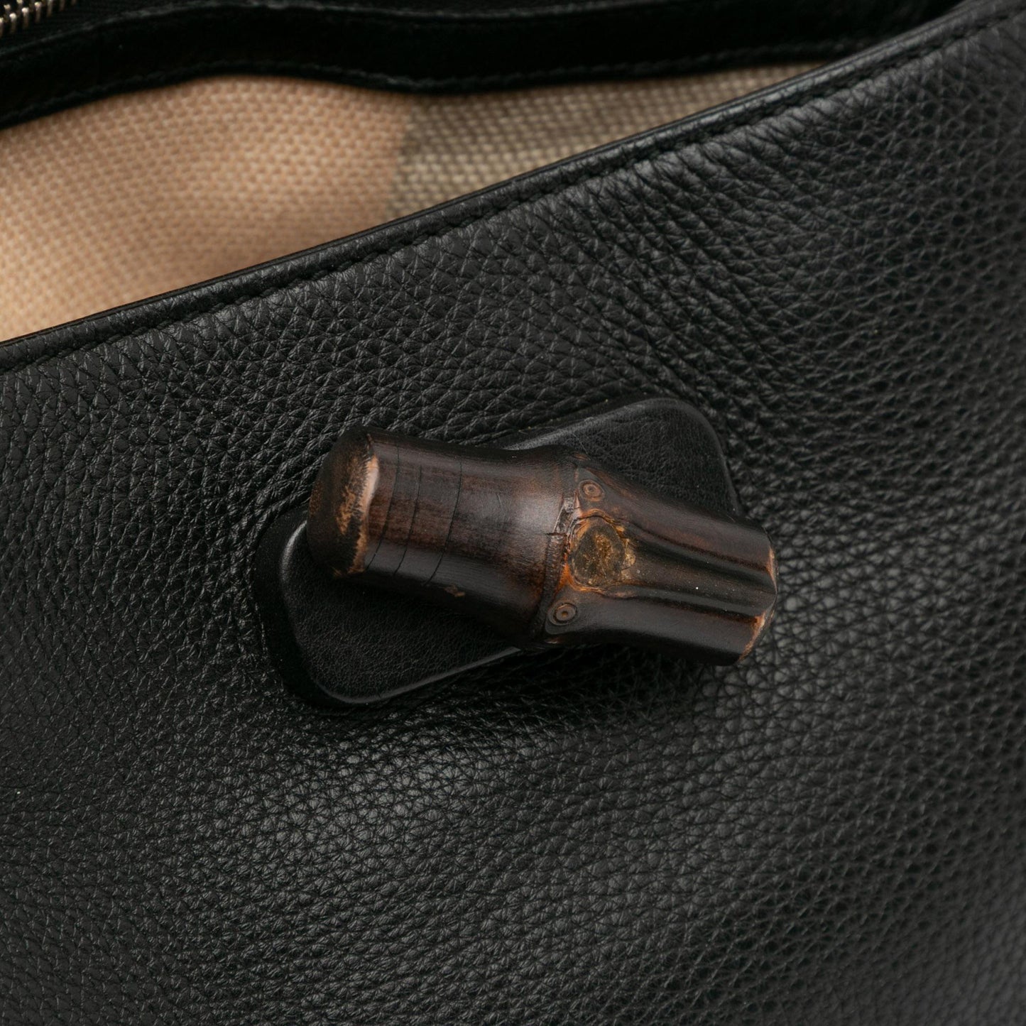 Gucci Medium Leather Bamboo Daily Top Handle
