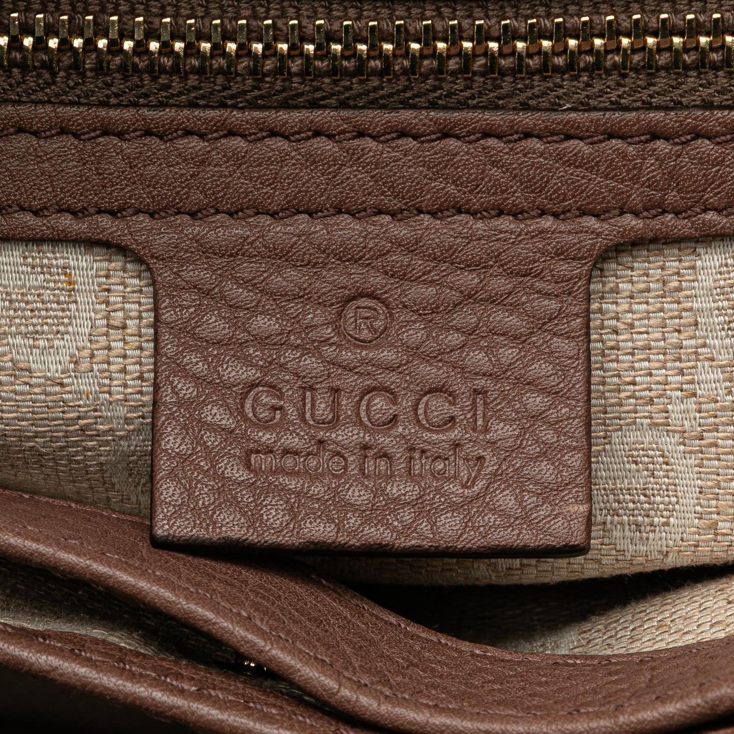 Gucci Medium Leather Bamboo Diana Satchel