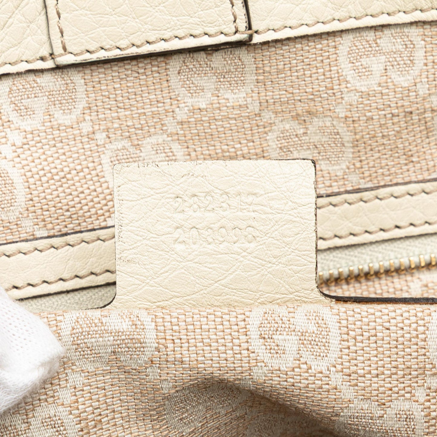 Gucci Medium Leather Bamboo Diana Tote