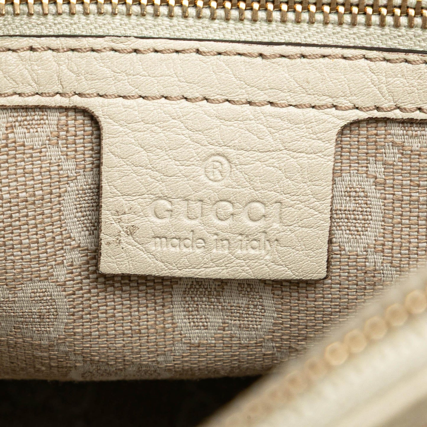 Gucci Medium Leather Bamboo Diana Tote